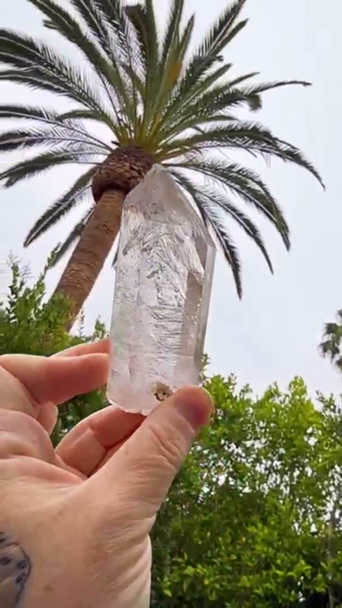 Quartz Specimen from Namibia: Valentine Pocket w Large Enhydro Namibia (available) - view 4