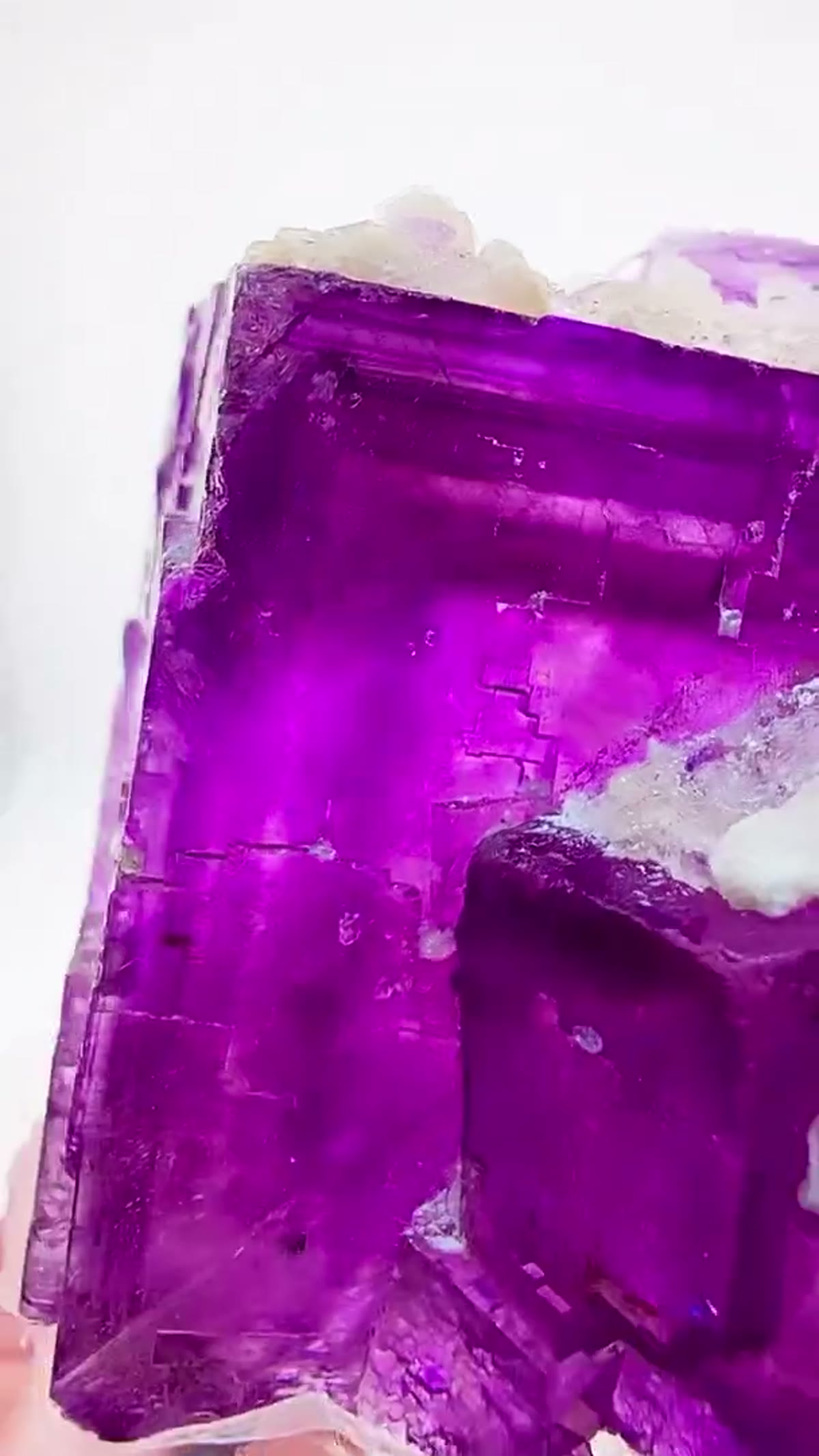 Fluorite Specimen from Annabel Lee Mine, Illinois: Magenta Purple Royalty from Illinois - view 3
