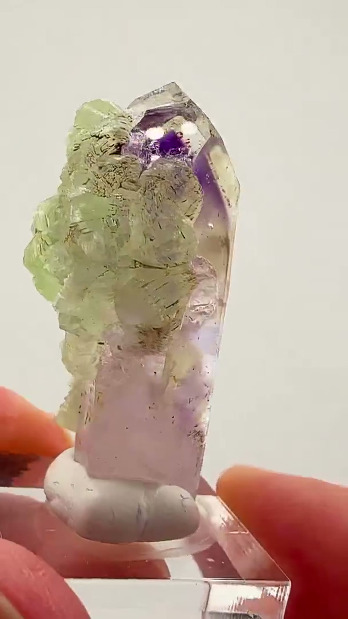 Amethyst Specimen from Streep Mine, Namibia: Small in size… massive in presence - view 2