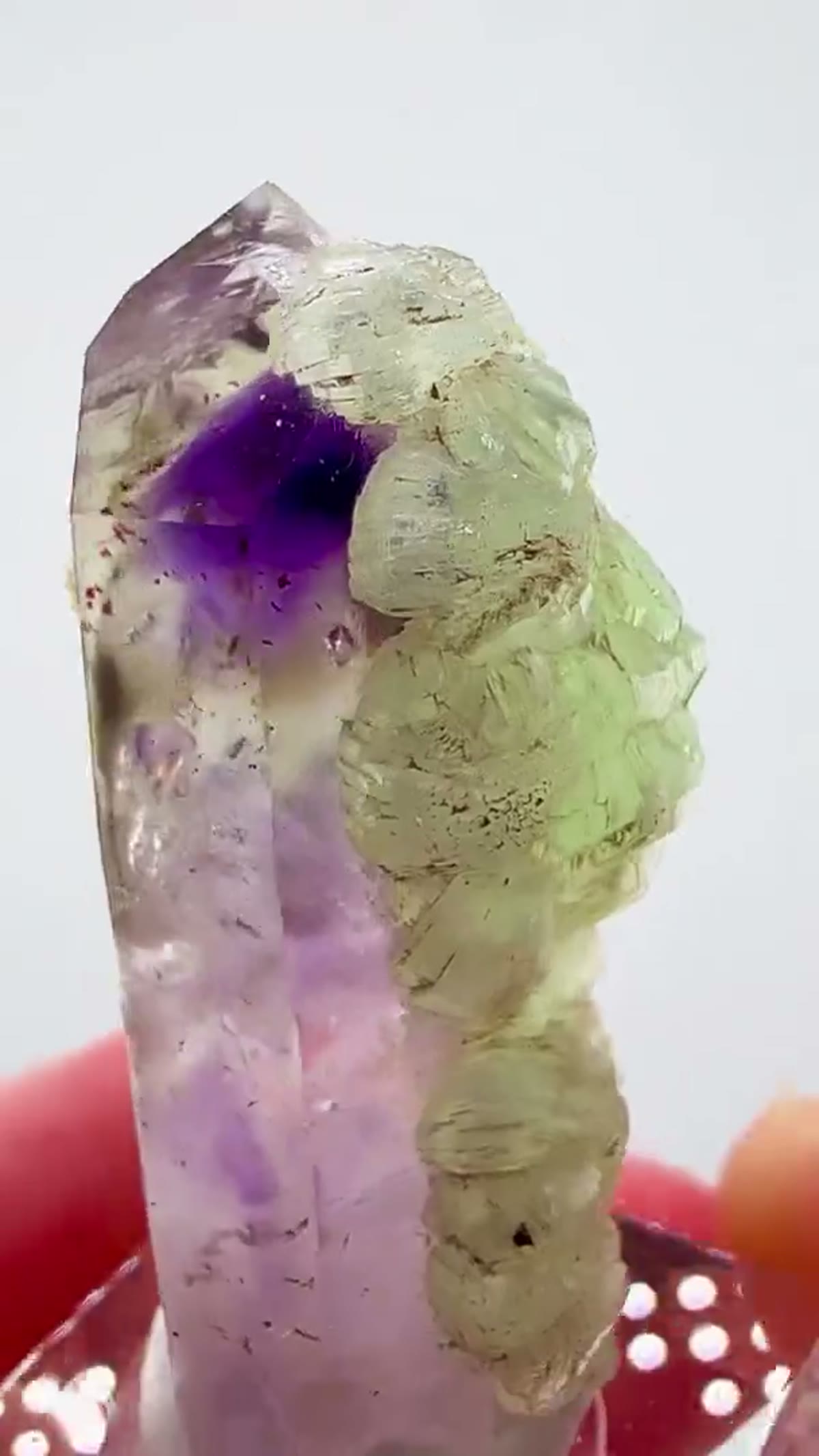 Amethyst Specimen from Streep Mine, Namibia: Small in size… massive in presence - view 4