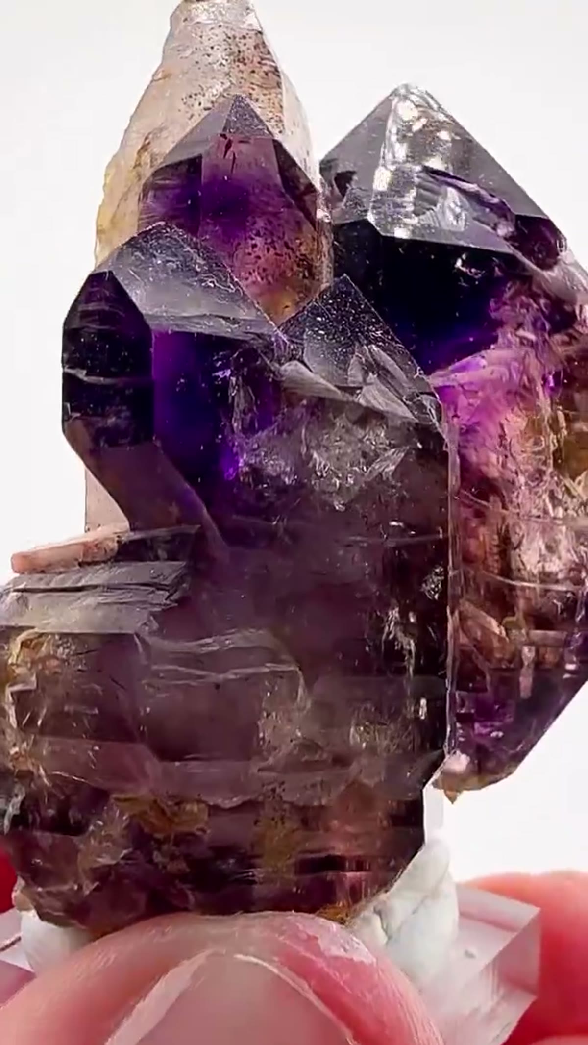 Amethyst Specimen from Erongo Mountains, Namibia: Brandberg Blurple Perfection - view 3