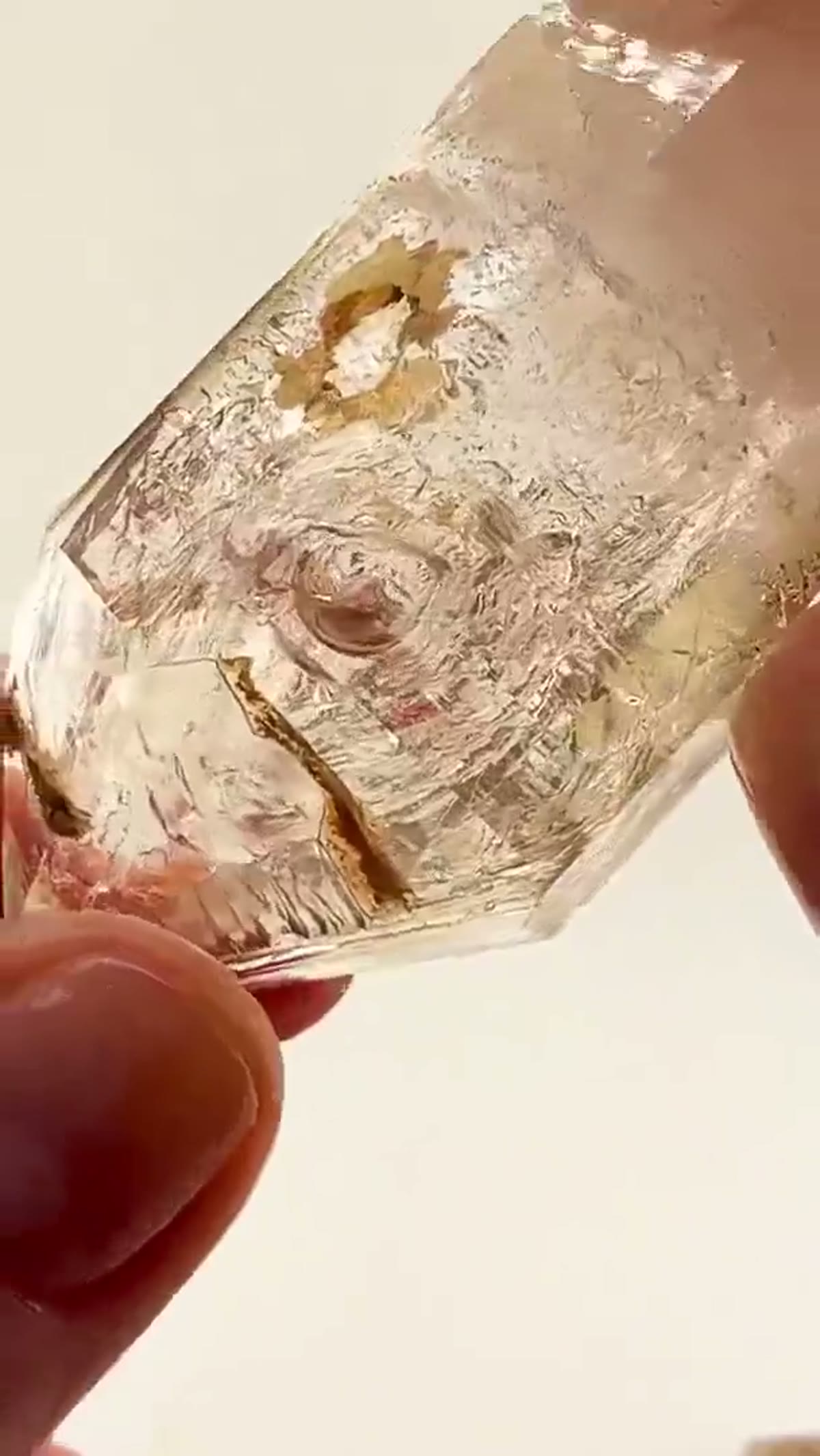 Quartz Specimen from Goboboseb Mountains, Namibia: Ancient Water, Frozen in Time - view 2