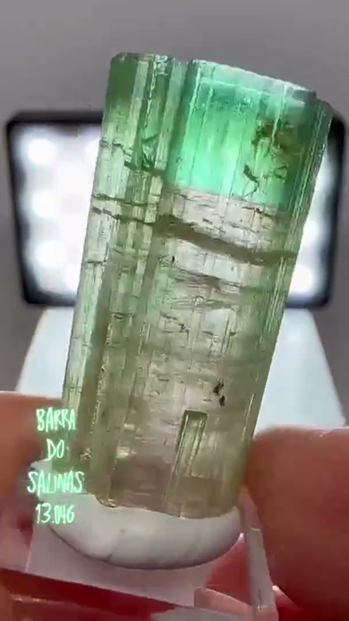 Elbaite Tourmaline Specimen from Brazil, 13.05 g - view 4