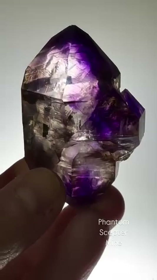 Phantom Scepter Mine Amethyst from Namibia