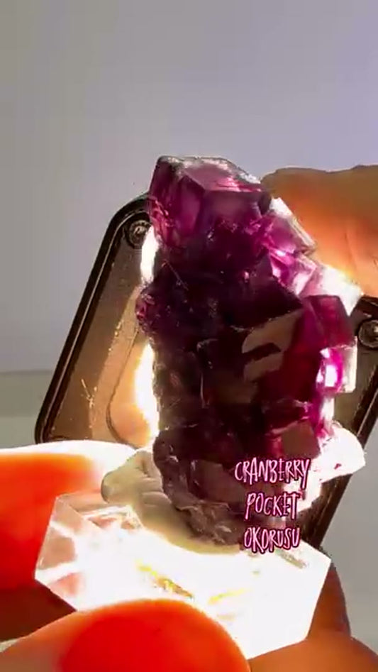 Cranberry Pocket Okorusu Fluorite