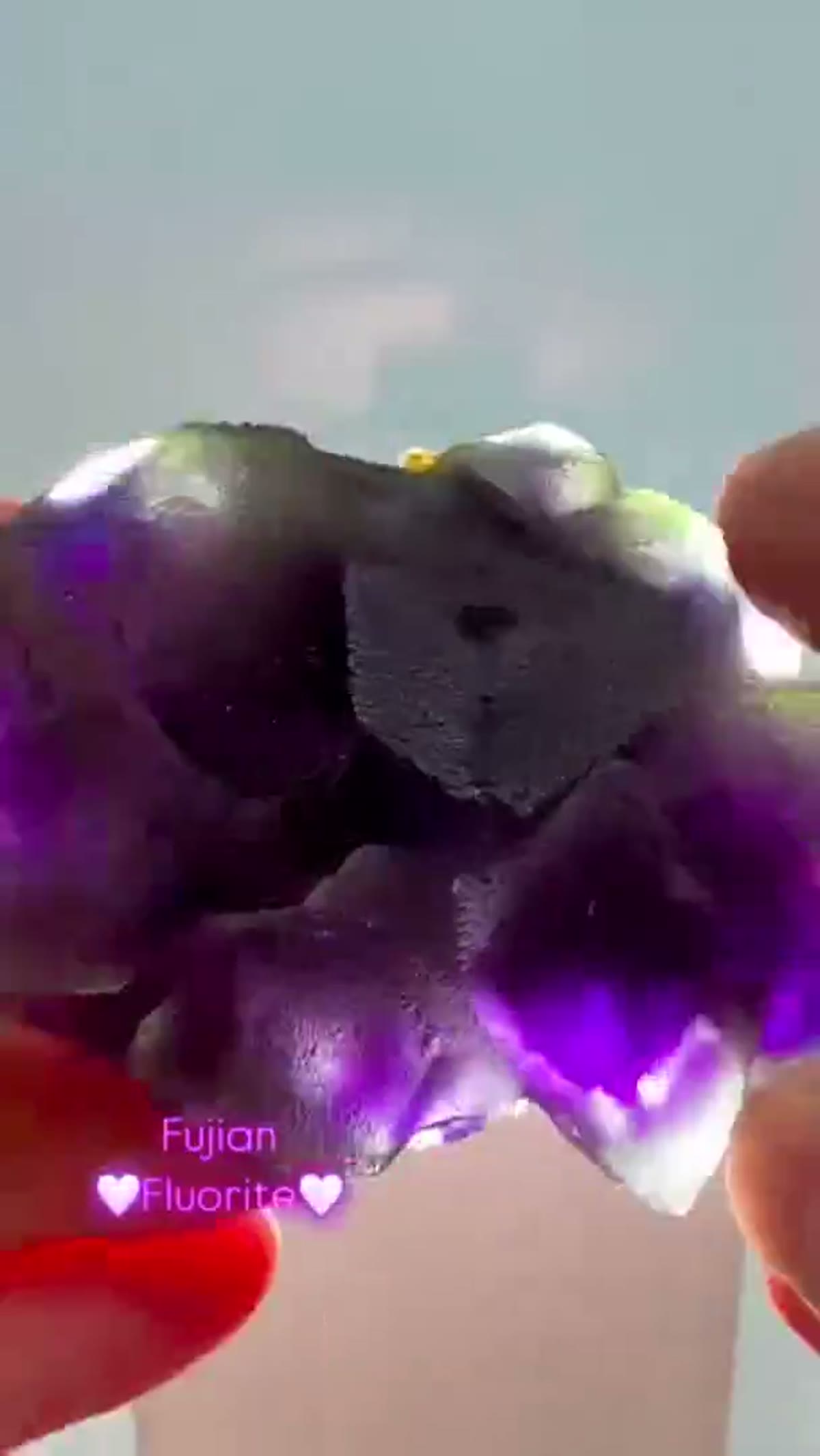 Fluorite Specimen: Fujian Fluorite - view 2