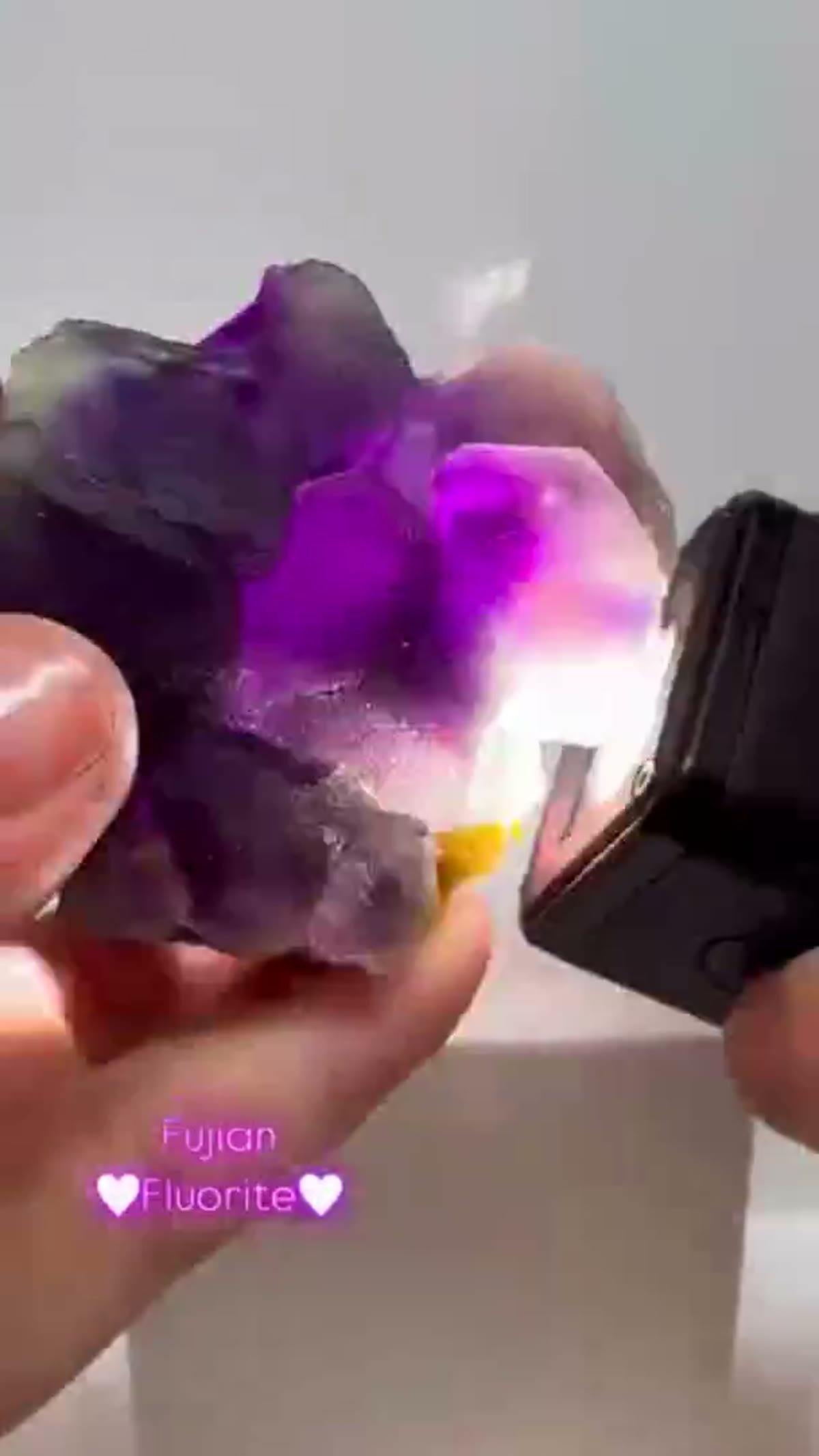 Fluorite Specimen: Fujian Fluorite - view 3