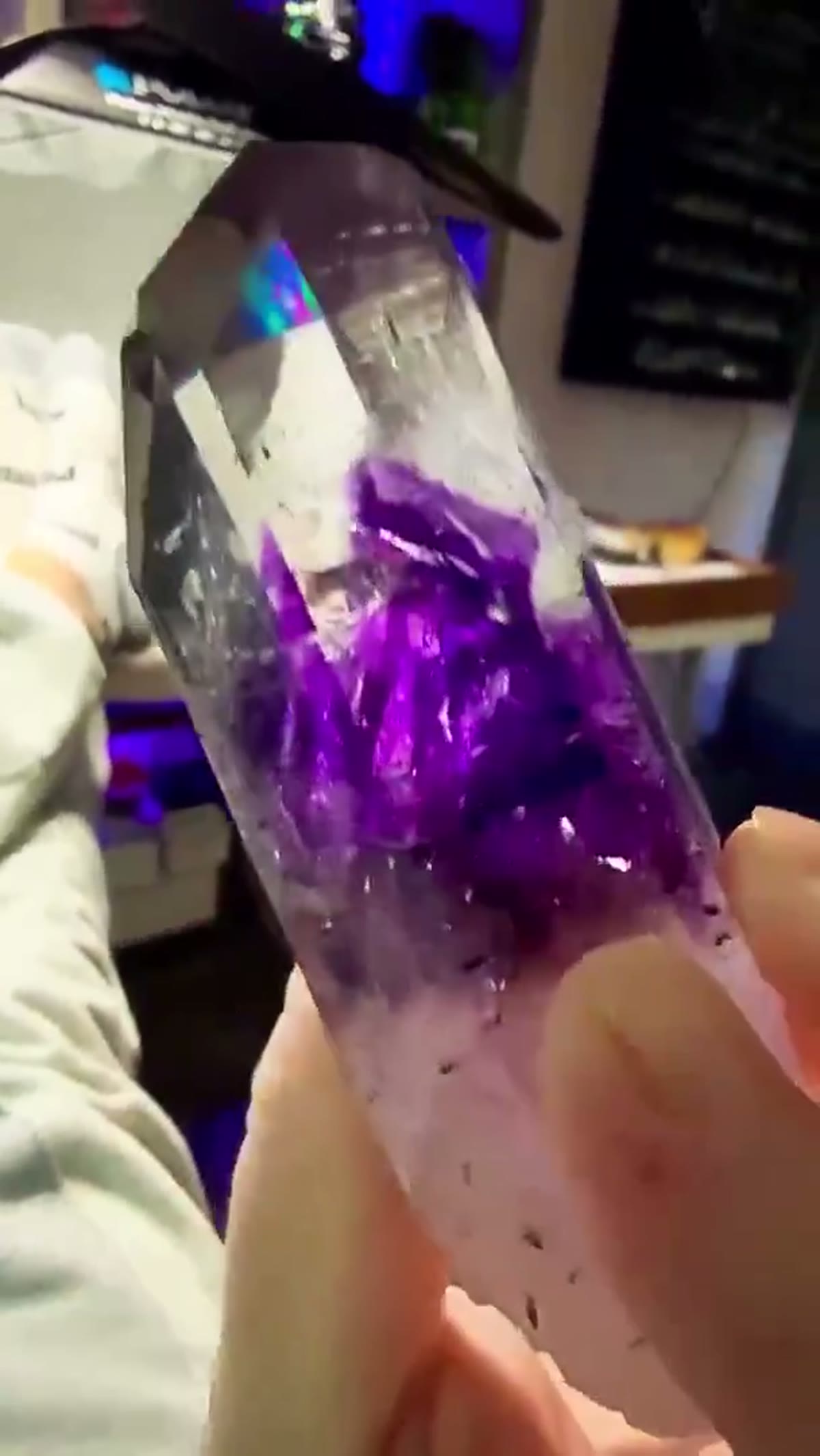 Amethyst Specimen from Goboboseb Mountains, Namibia: Streep Mine perfection - view 2
