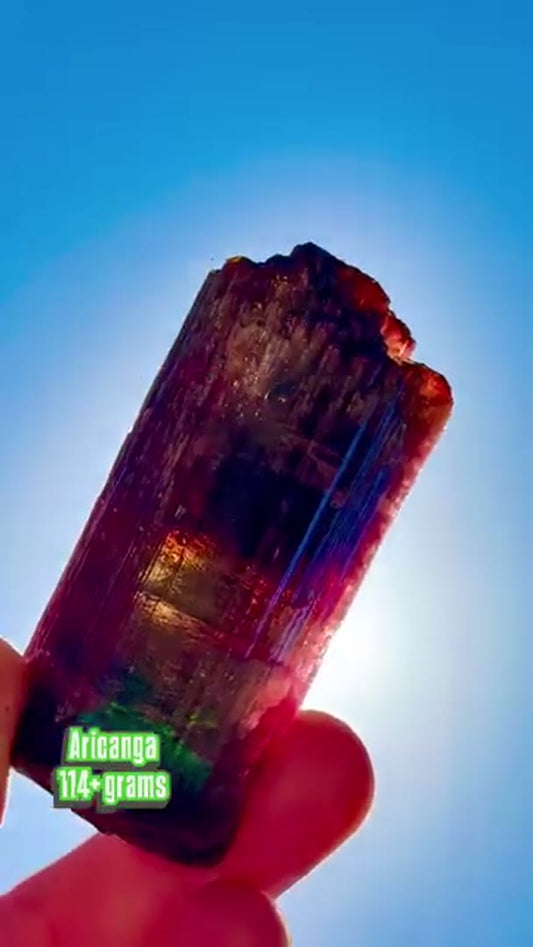 Massive Aricanga tourmaline (114+ grams available) specifically those from…