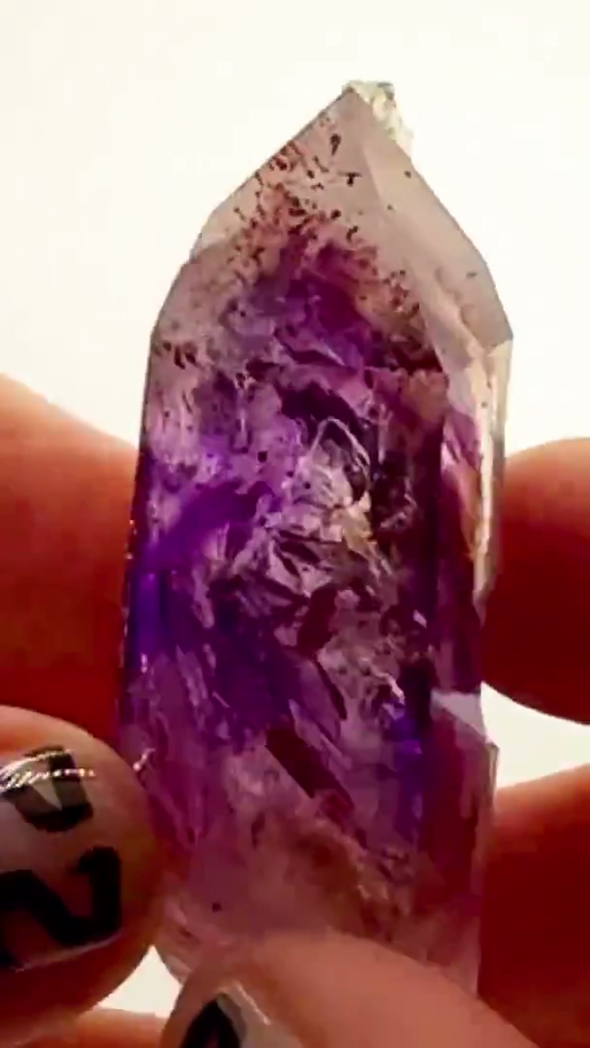 Amethyst Specimen from Streep Mine, Namibia: Liquid Earth in Crystal Form - view 2