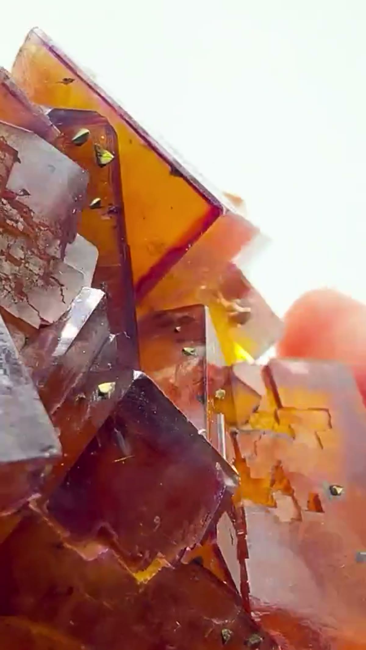 Fluorite Specimen from Minerva No. 1 Mine, Illinois: Knicks up 2-0 in the Finals and somehow this Illinois - view 2