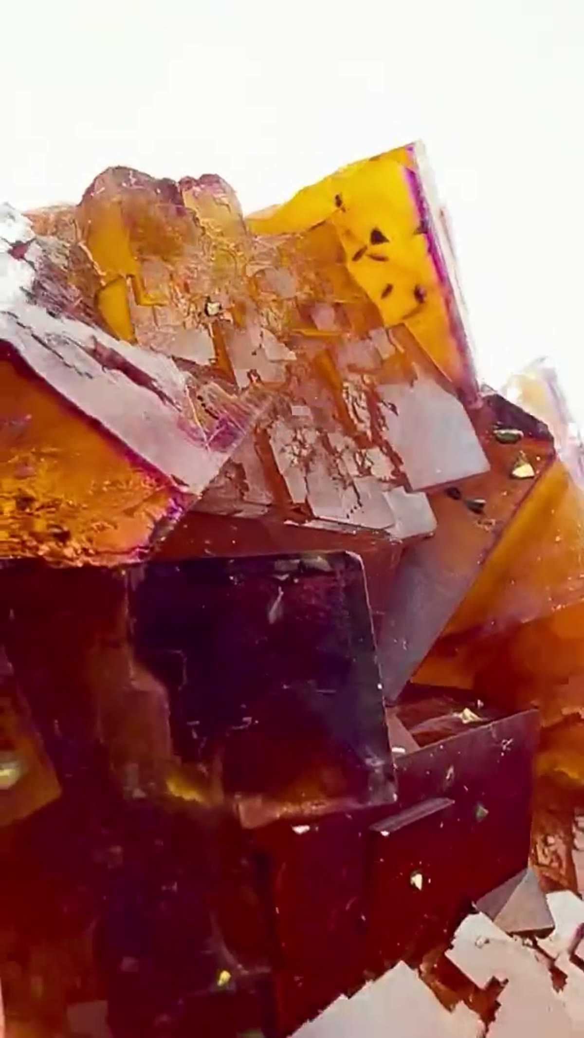 Fluorite Specimen from Minerva No. 1 Mine, Illinois: Knicks up 2-0 in the Finals and somehow this Illinois - view 3