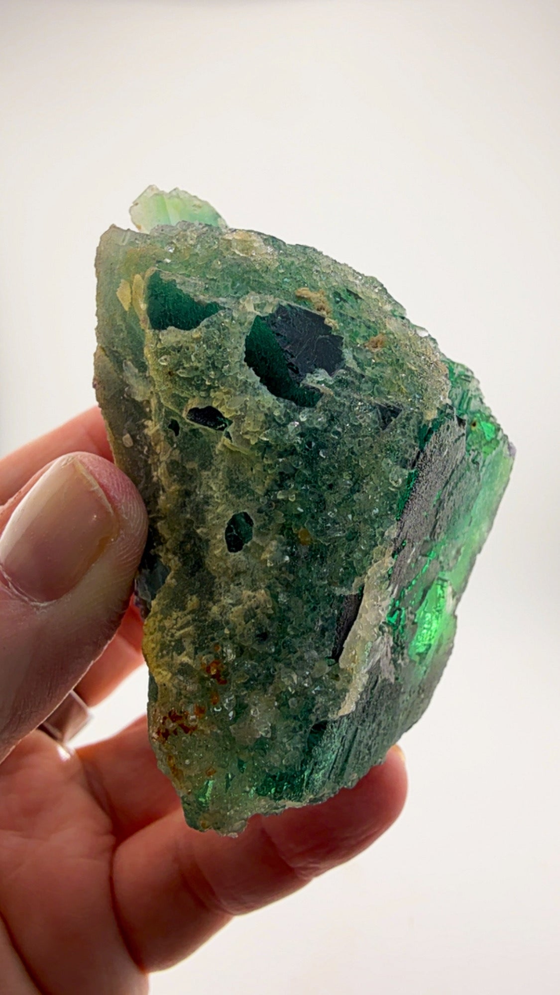 Large Okorusu Cube Fluorite. ONE CUBE. ENDLESS DEPTH.