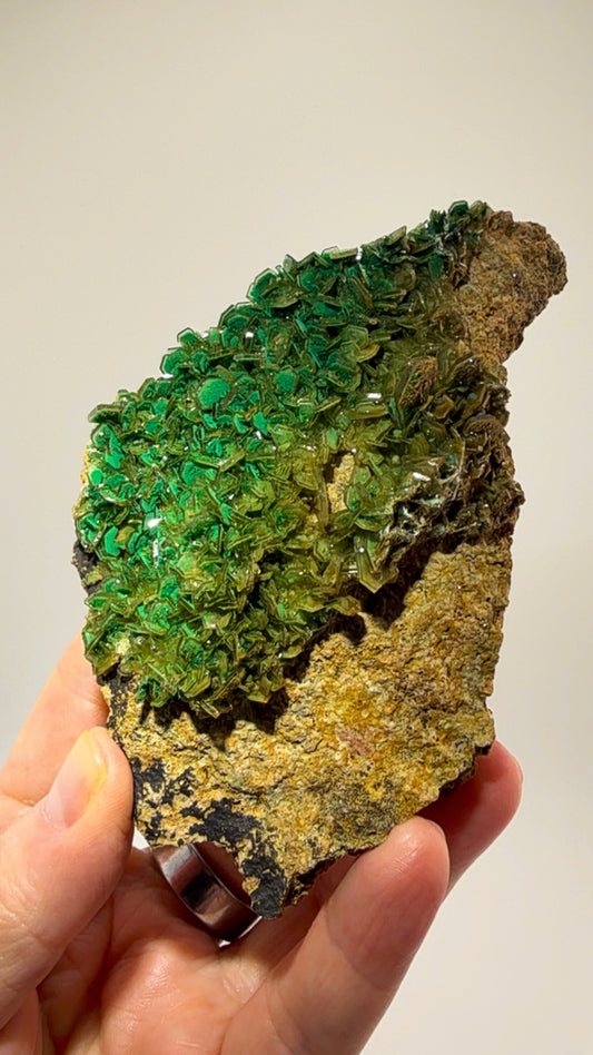 Amazing Large Malachite Barite form the DRC