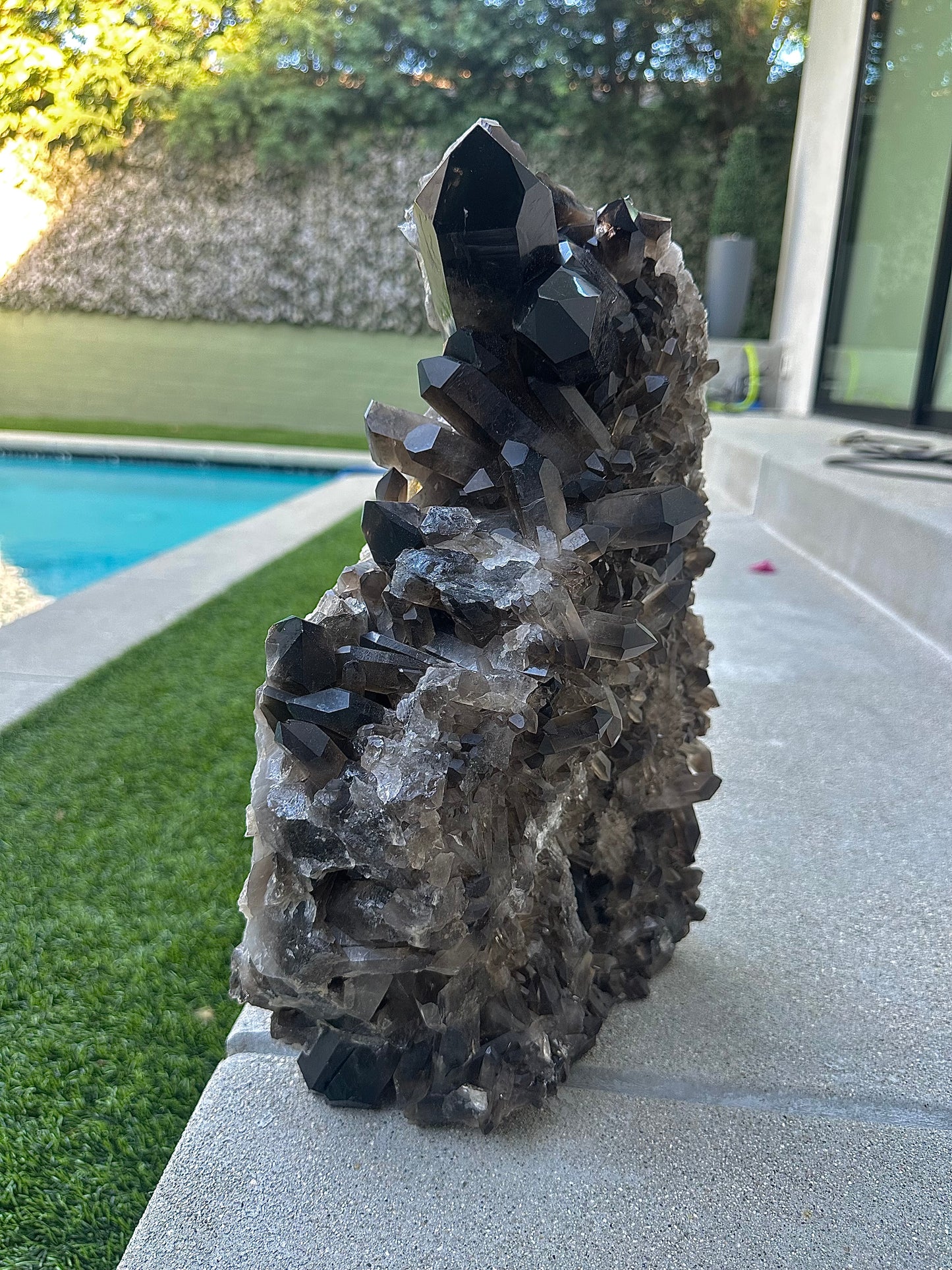 Smokey Quartz Crystal Cluster - Brazil FINAL SALE