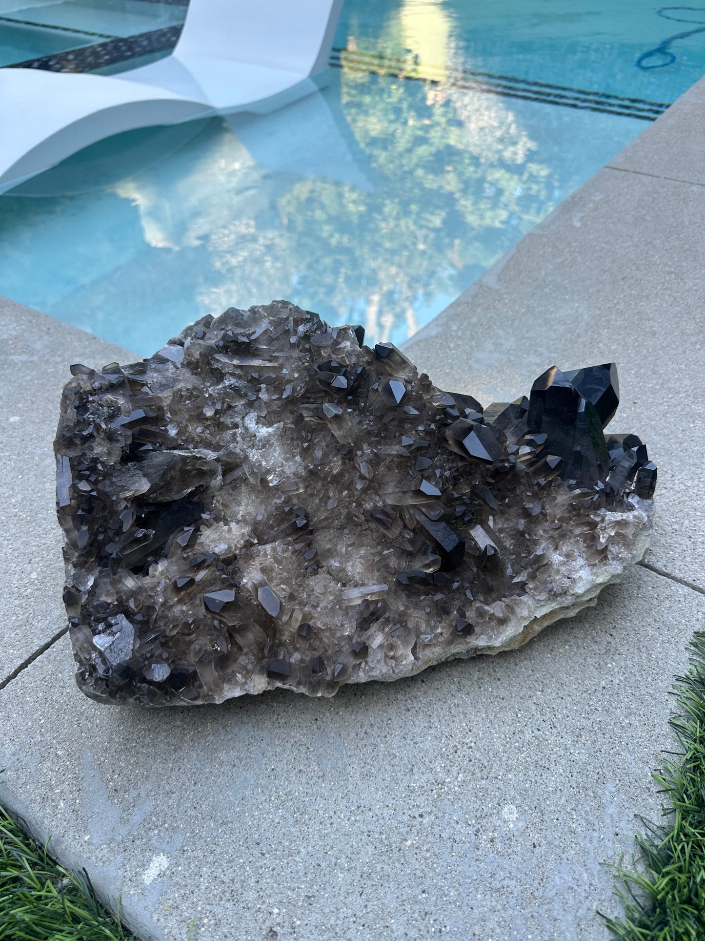 Smokey Quartz Crystal Cluster - Brazil FINAL SALE