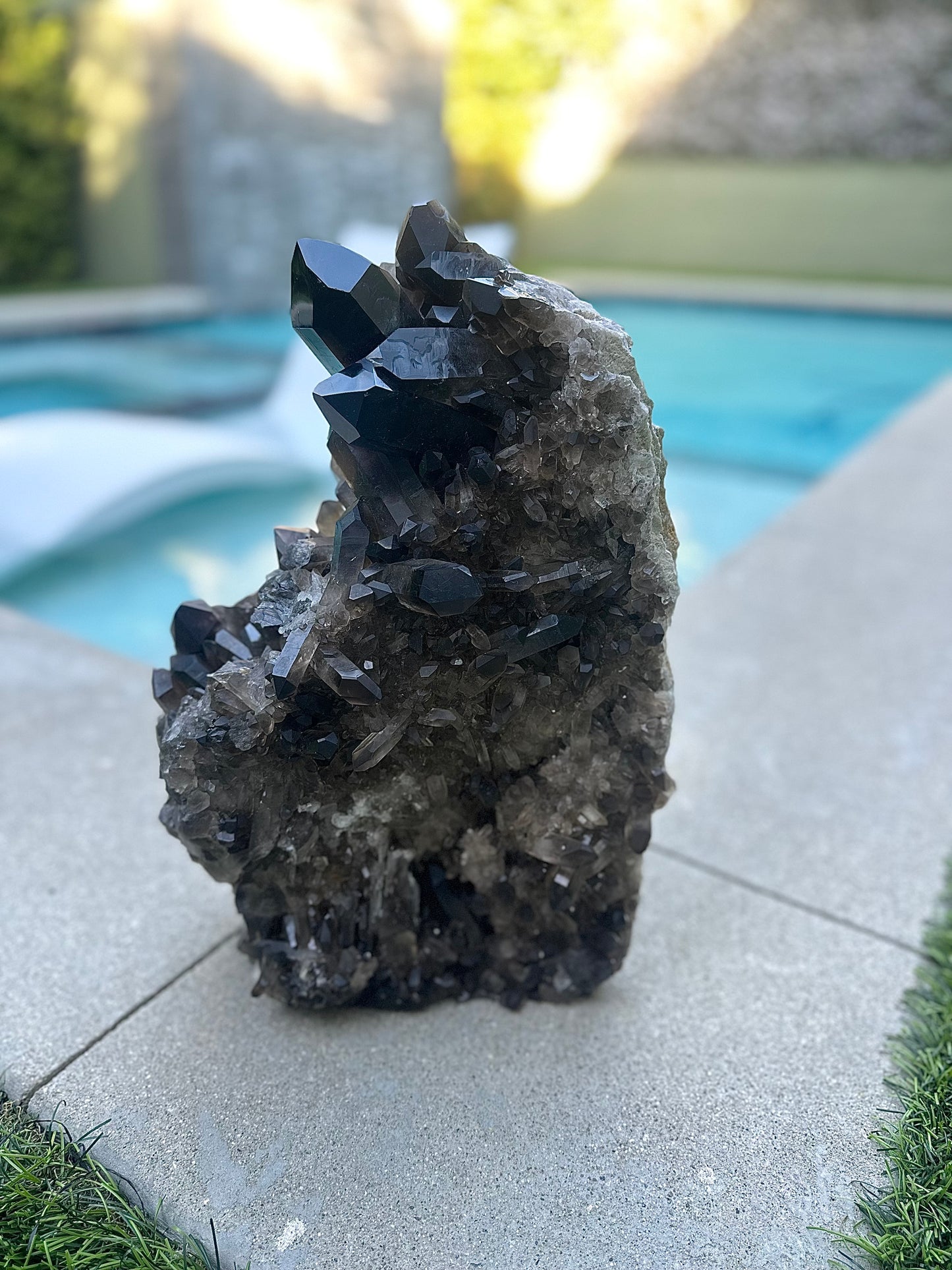 Smokey Quartz Crystal Cluster - Brazil FINAL SALE