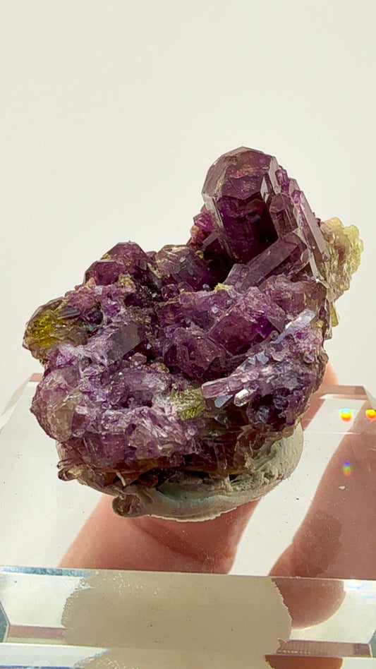 Gorgeous Vesuvianite var. Manganoan Jeffrey Mine, Quebec, Canada