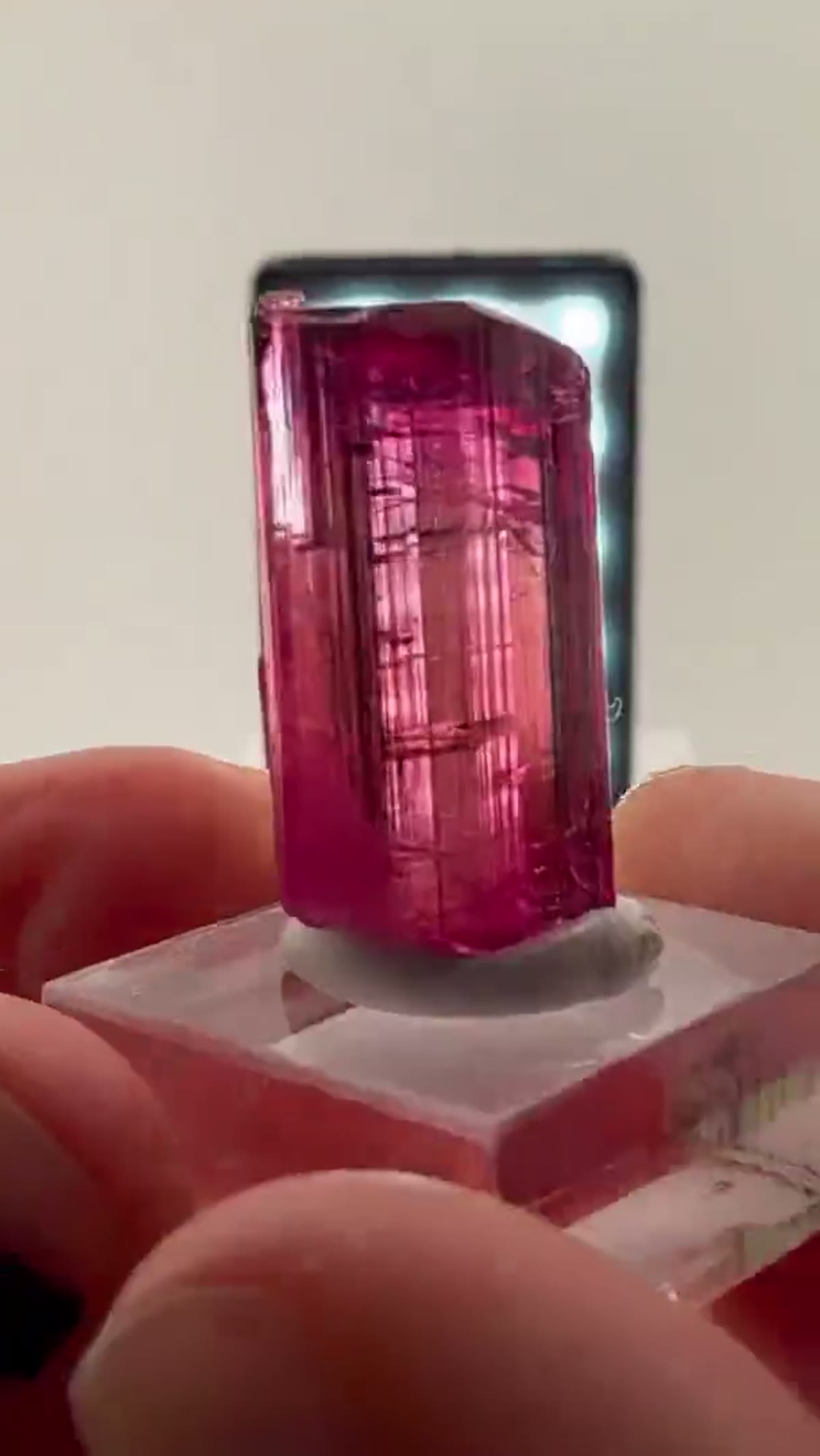 Elbaite Tourmaline Specimen from Cruzeiro Mine, Brazil, 5.11 g - view 2