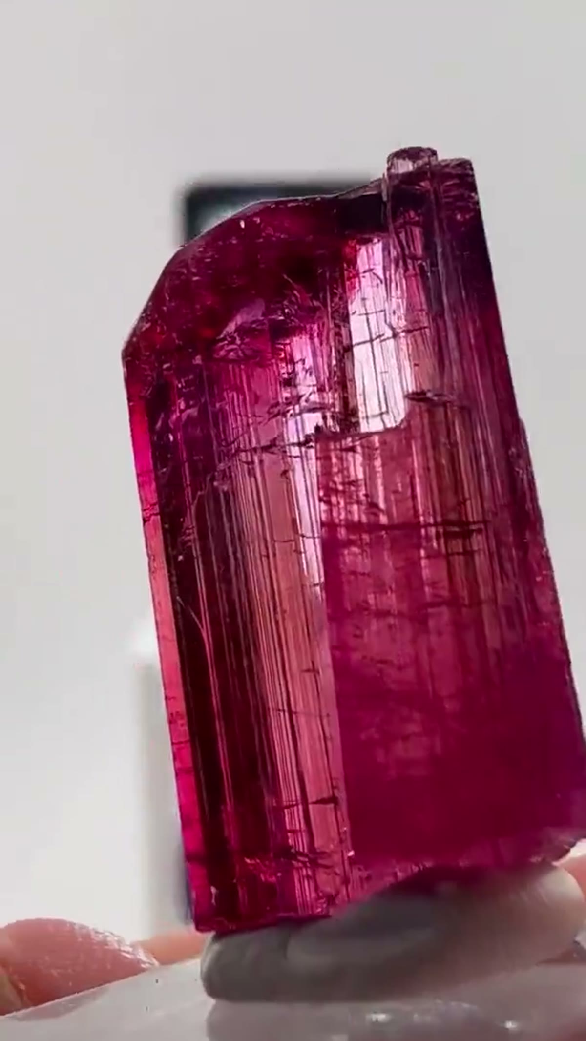 Elbaite Tourmaline Specimen from Cruzeiro Mine, Brazil, 5.11 g - view 4