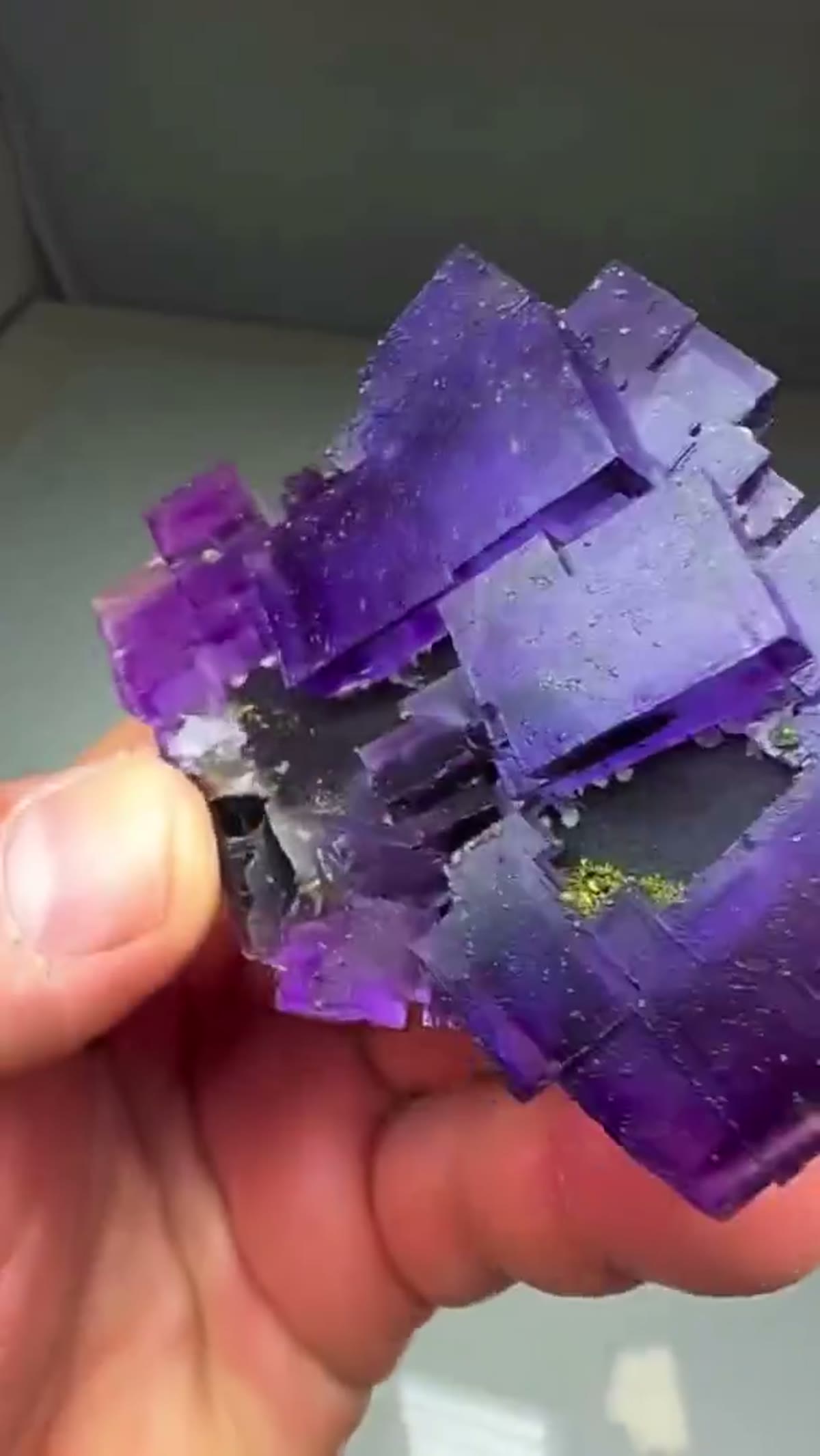 Fluorite Specimen from Denton Mine, Illinois, 7.5 x 7.0 x 4.0 cm - view 3