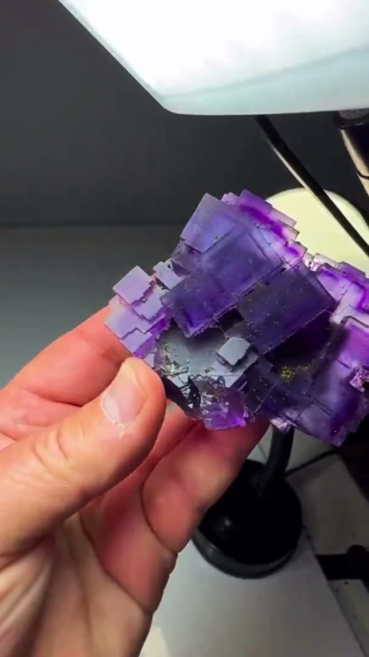 Fluorite Specimen from Denton Mine, Illinois, 7.5 x 7.0 x 4.0 cm - view 4