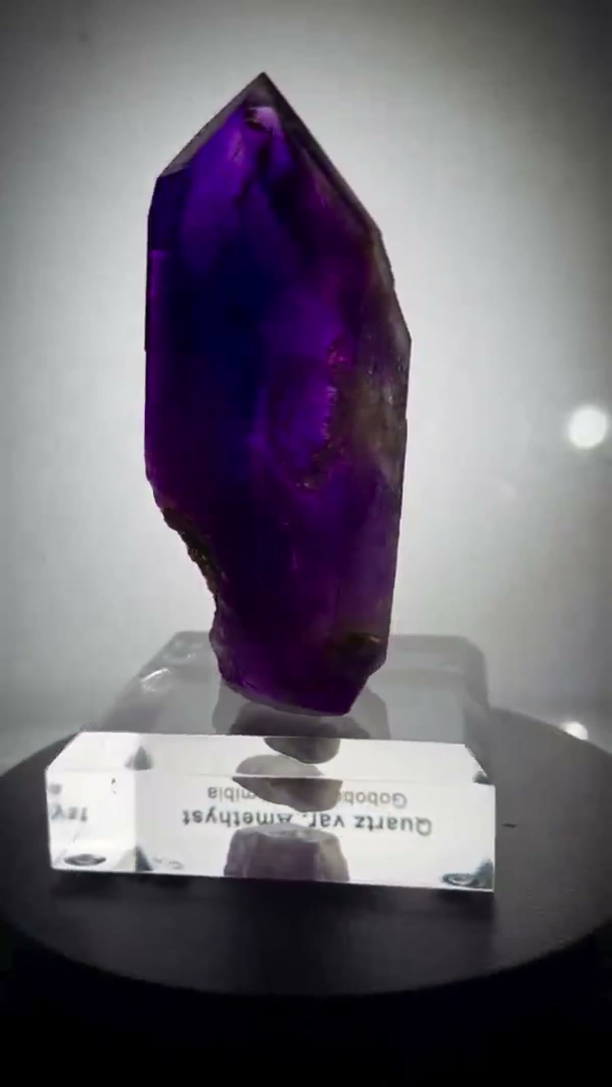 Amethyst Specimen from Buks Claim, Namibia: Mind. Blown. Introducing the Absolute Blurple Buks Claim - view 3