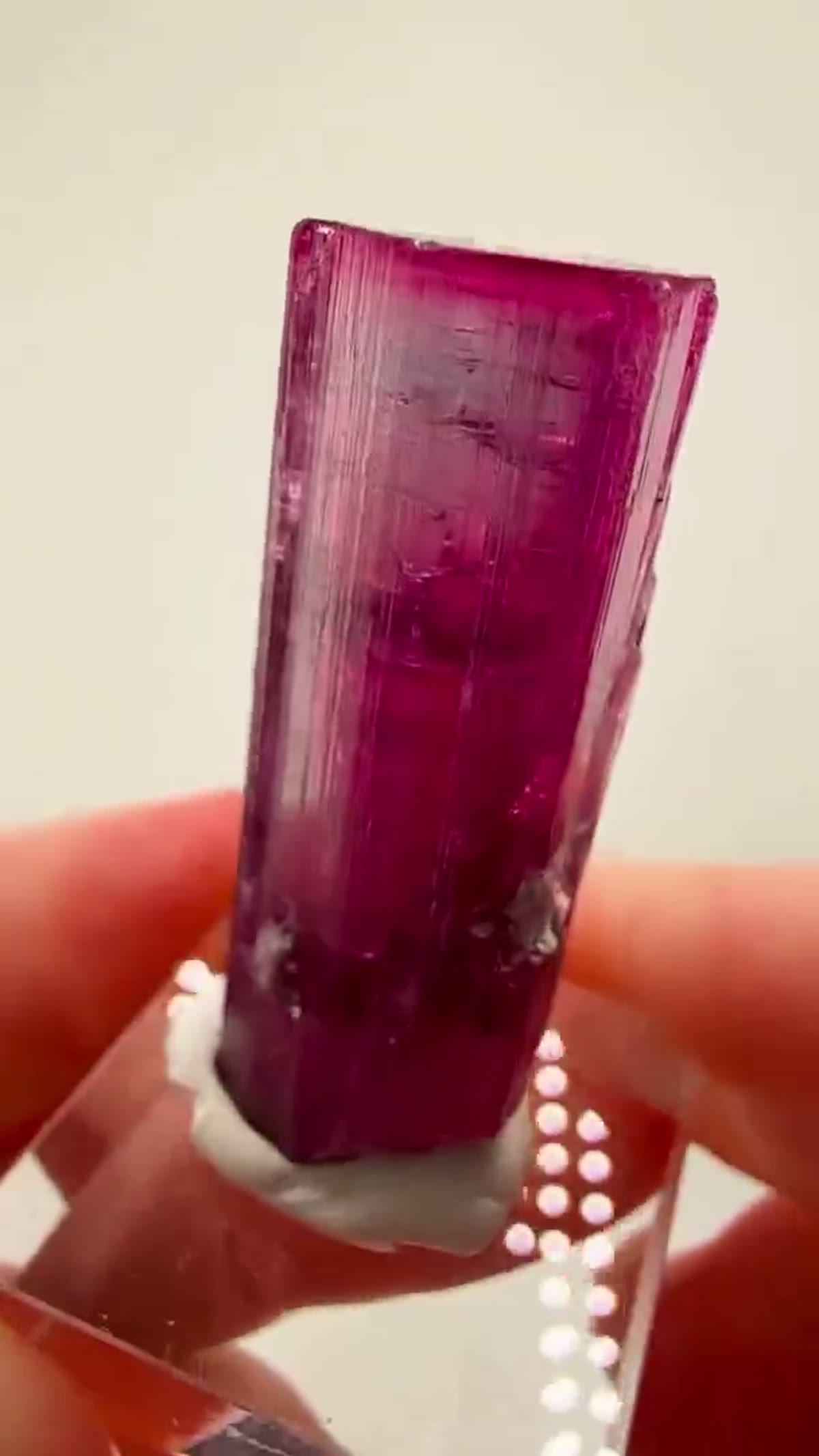 Elbaite Tourmaline Specimen from Aricanga Mine, Brazil, 10.6 g - view 2