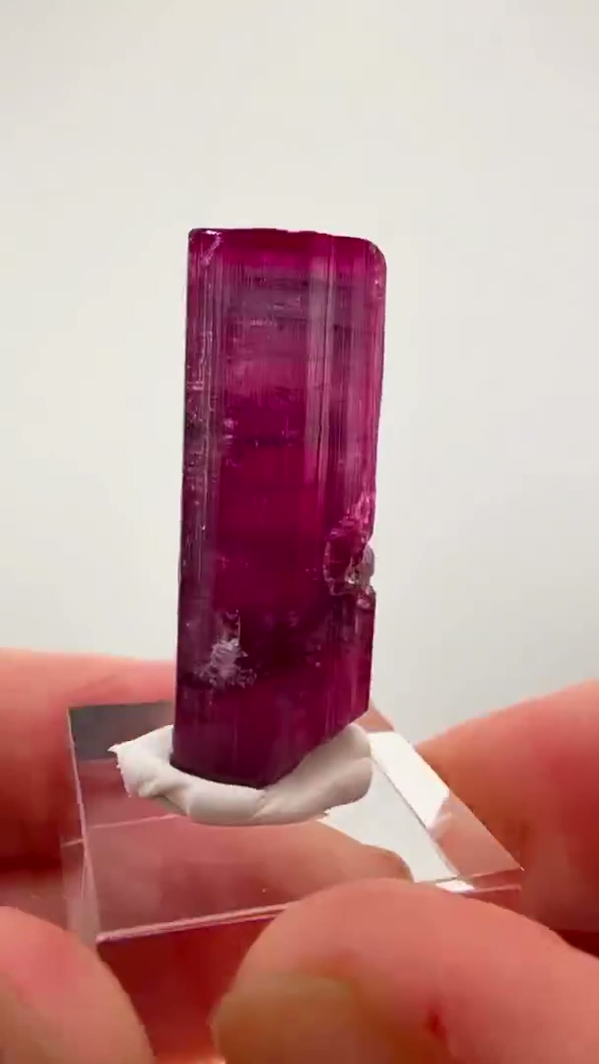 Elbaite Tourmaline Specimen from Aricanga Mine, Brazil, 10.6 g - view 4