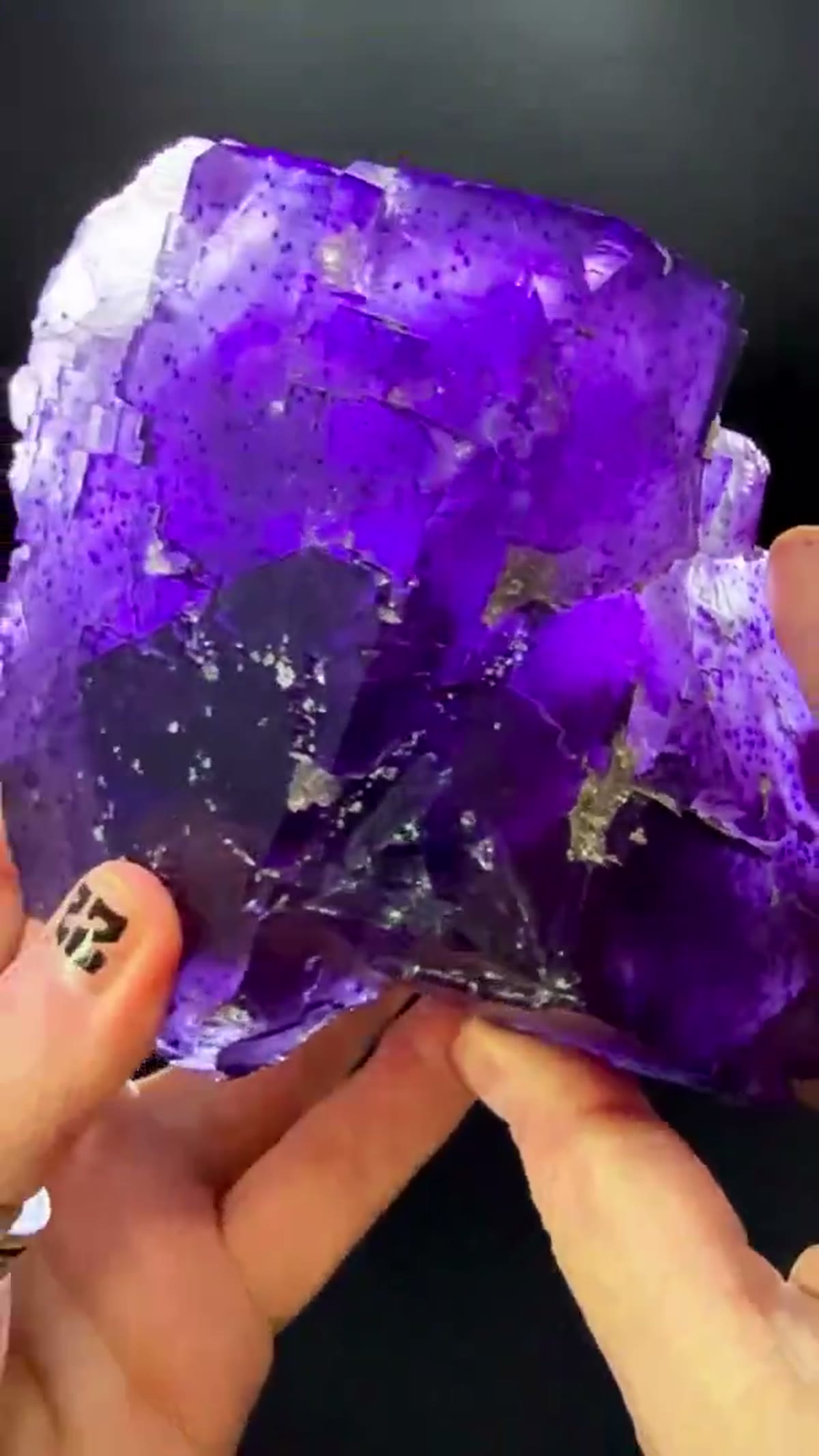 Fluorite Specimen from Hardin County, Illinois, 540 g: A true Illinois heavyweight … 1,540 grams of - view 3