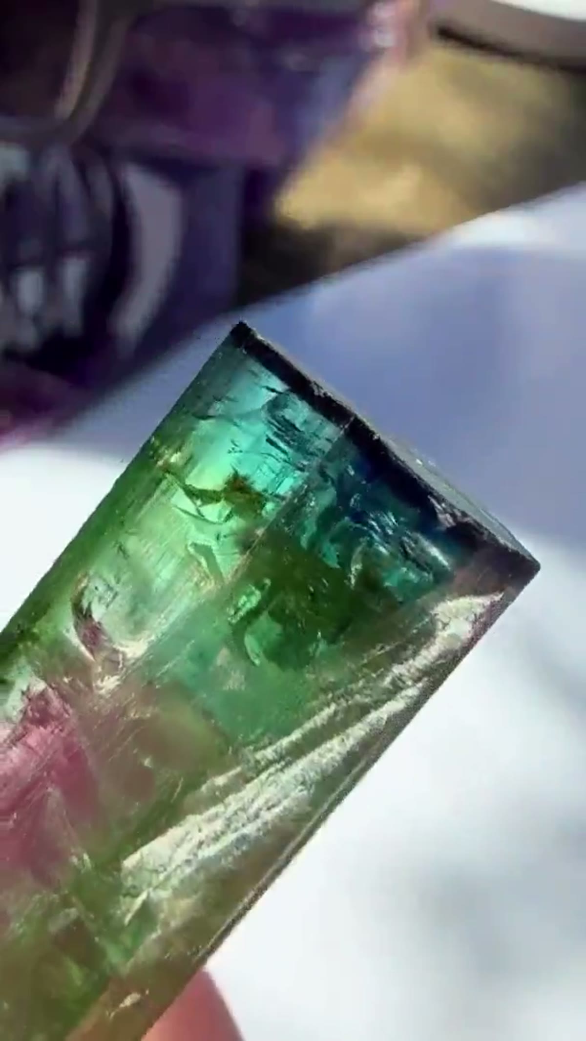 Elbaite Tourmaline Specimen from Minas Gerais, Brazil, 10.46 g - view 3