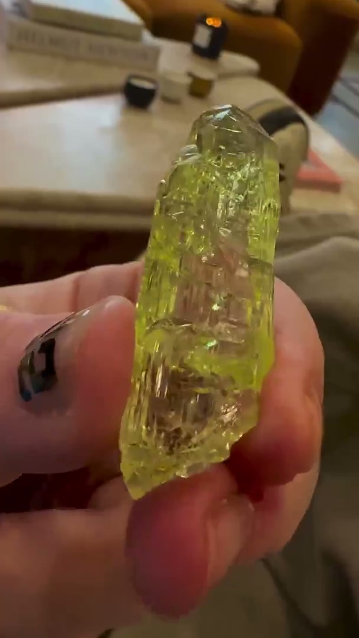 Heliodor Specimen from Volyn, Ukraine, 15 g: Golden hour, quiet room… and this one just different - view 2