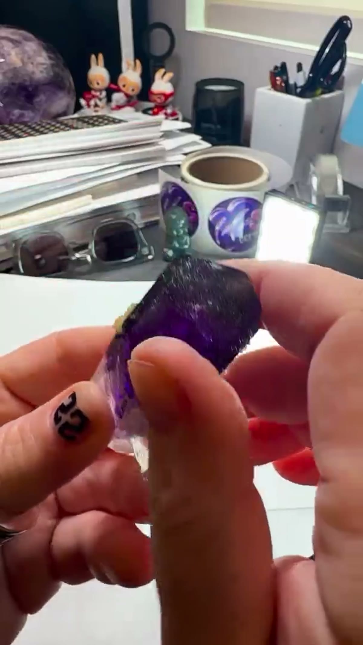 Amethyst Specimen from Erongo Mountains, Namibia: Absolute Streep DT Magic - view 3