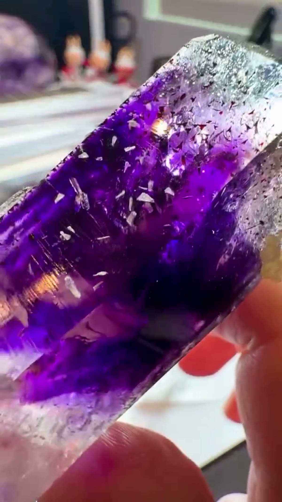 Amethyst Specimen from Erongo Mountains, Namibia: Absolute Streep DT Magic - view 4