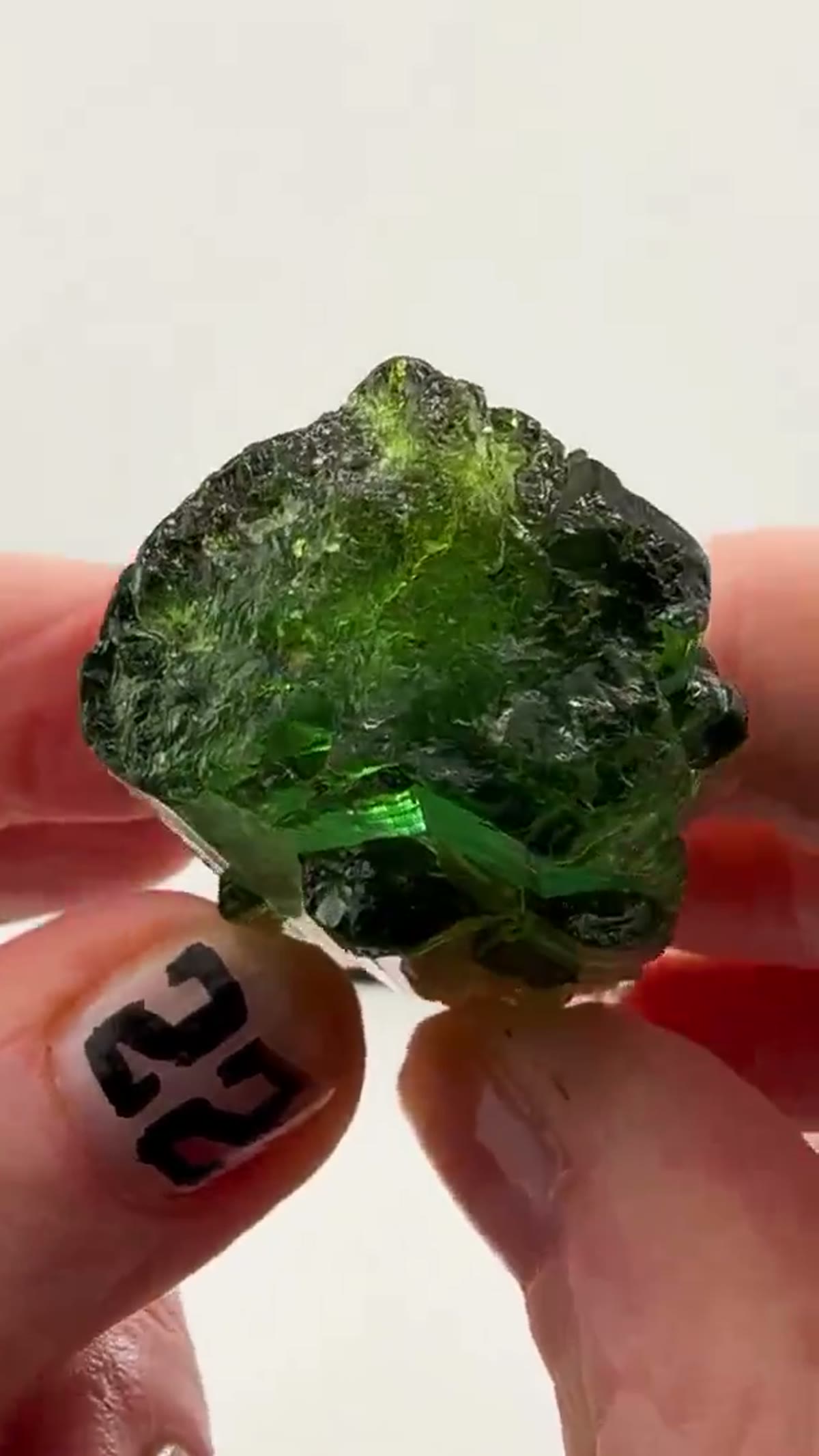 Elbaite Tourmaline Specimen from Brazil, 53.12 g - view 2