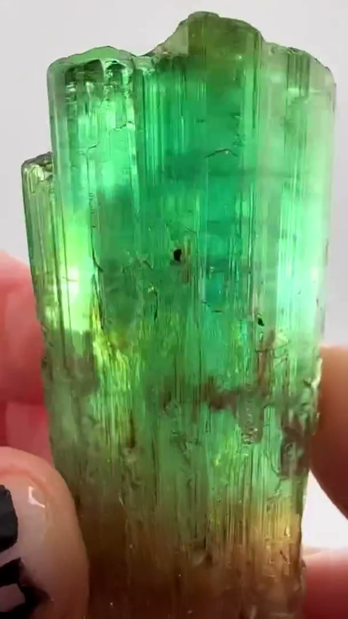 Elbaite Tourmaline Specimen from Brazil, 53.12 g - view 3