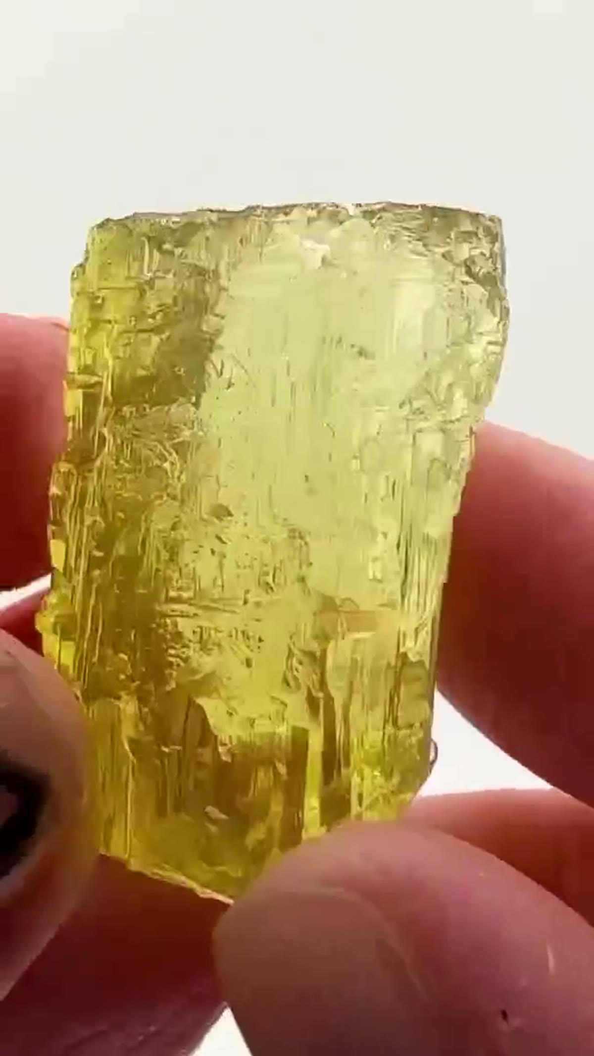 Heliodor Specimen from Ukraine, 21.62 g - view 2