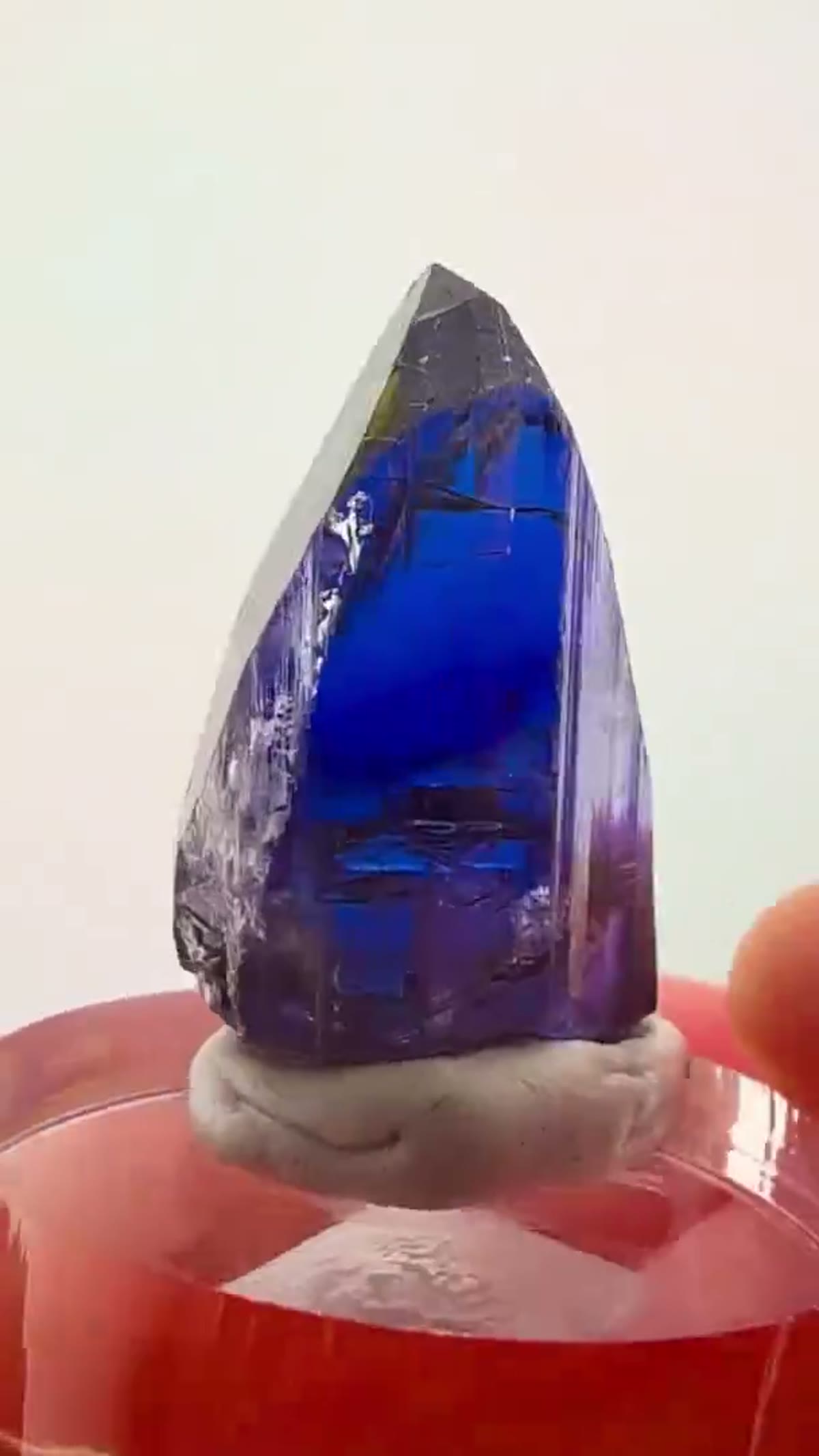 Tanzanite Specimen from Merelani Hills, Tanzania, 5.7 g: Deep blue in its rawest form - view 2