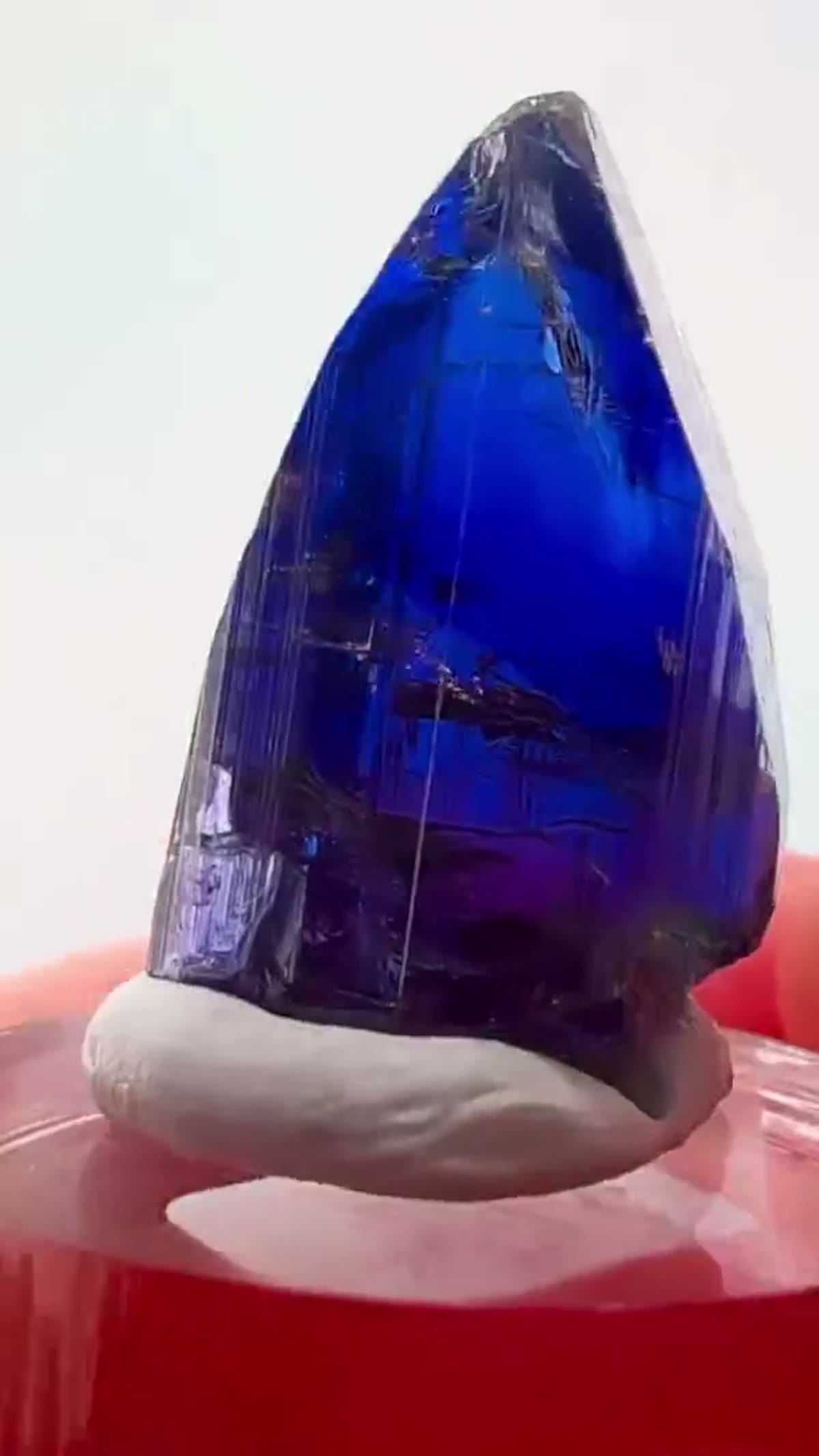 Tanzanite Specimen from Merelani Hills, Tanzania, 5.7 g: Deep blue in its rawest form - view 4