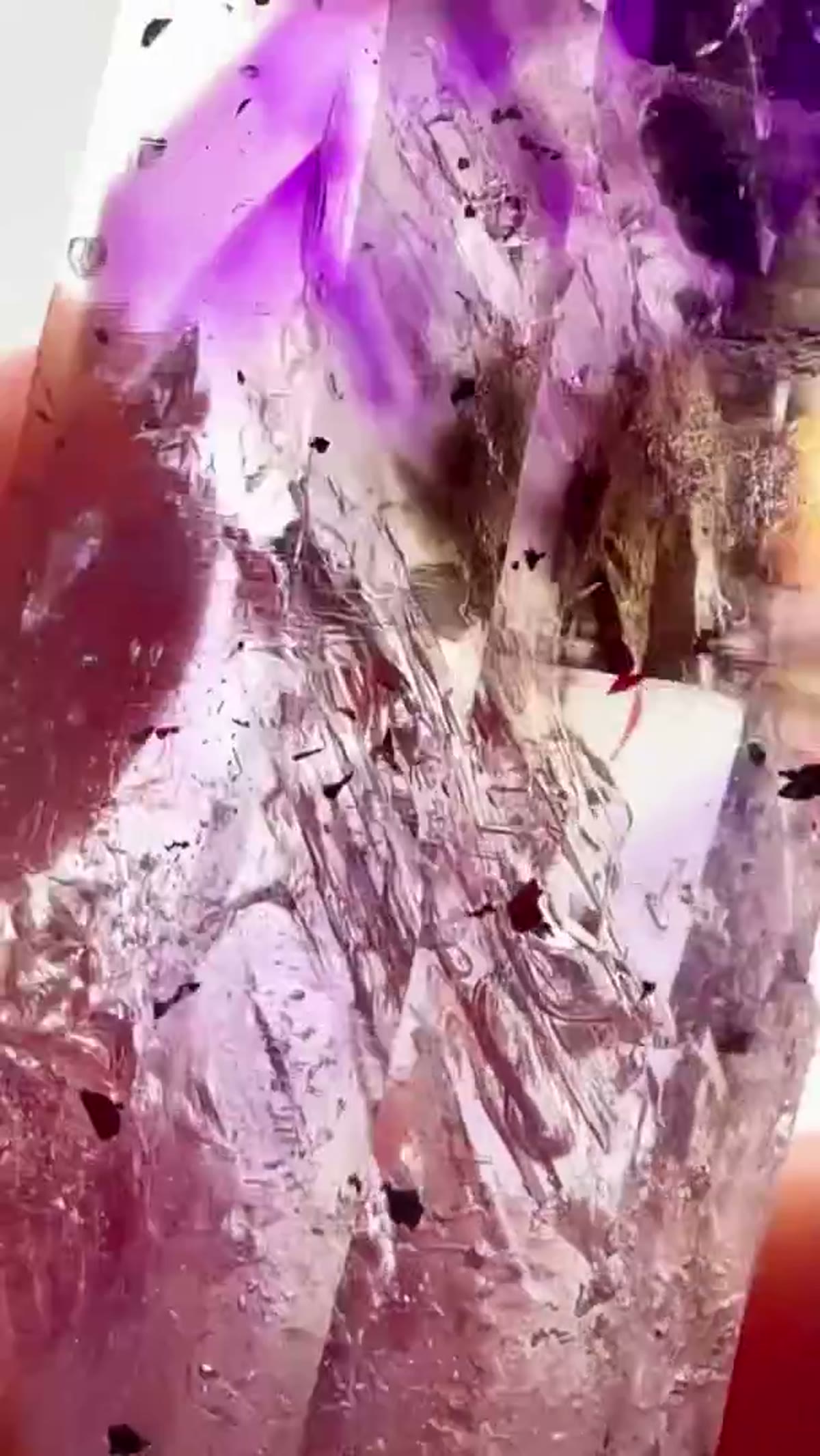 Amethyst Specimen from Streep Mine, Namibia: Next Level Streep Mine Insanity - view 4