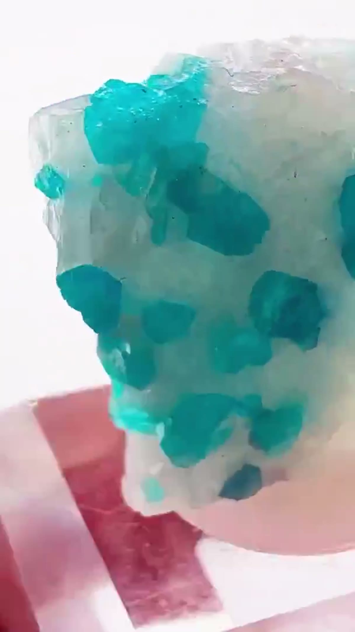 Elbaite Tourmaline Specimen from Brazil: Electric blue Brazilian insanity - view 4