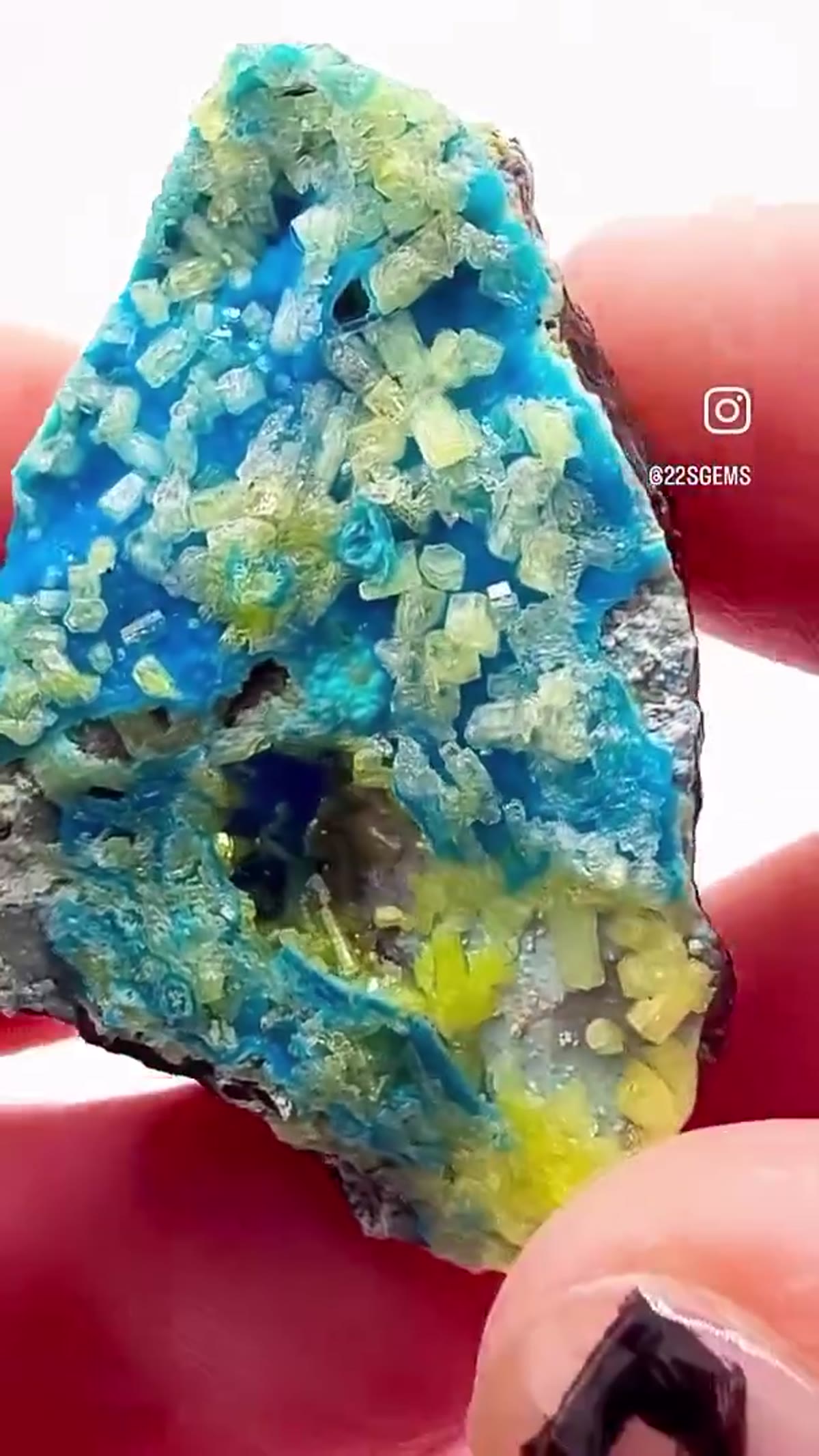 Mineral Specimen: Color, Contrast & Crystals Everywhere - view 4