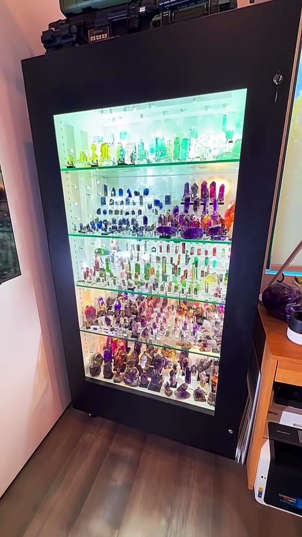 A peek inside one of my display cabinets