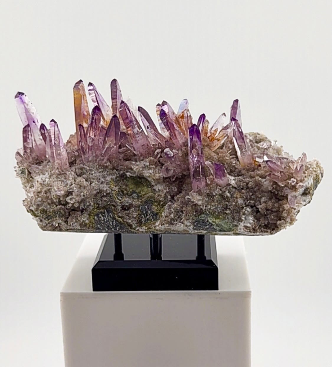 A FOREST OF VIOLET CRYSTALS