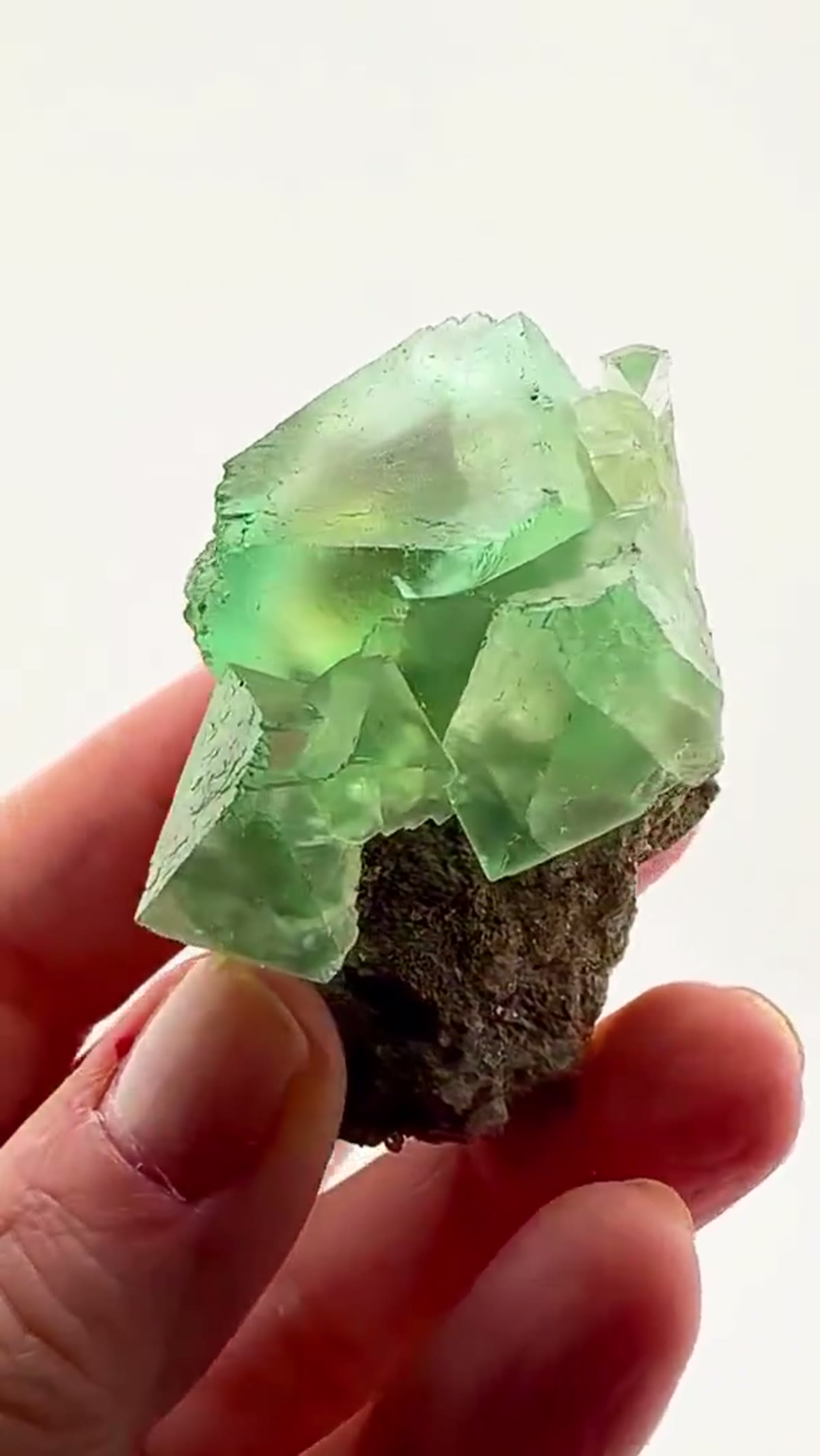Fluorite Specimen from China: When Nature Chooses a Different Shape - view 2