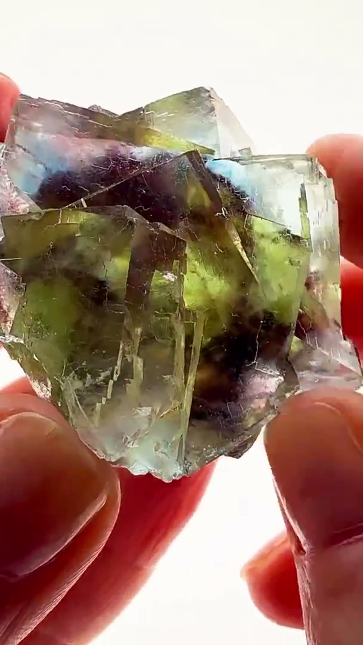 Fluorite Specimen from China: A Glassy Masterpiece of Color - view 2