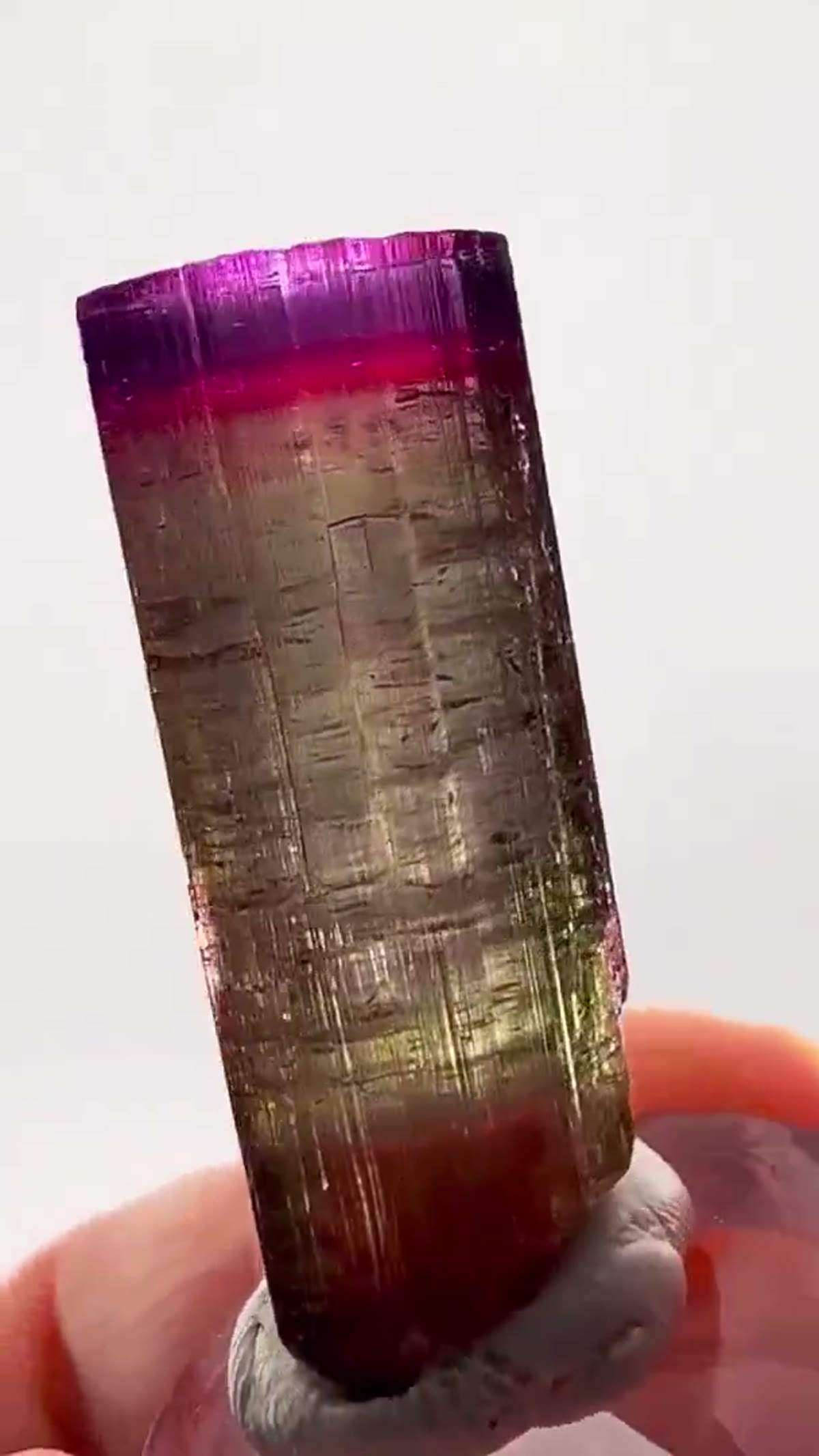 Elbaite Tourmaline Specimen from Paprok, Afghanistan, 10.36 g: A Paprok Color Showstopper - view 3