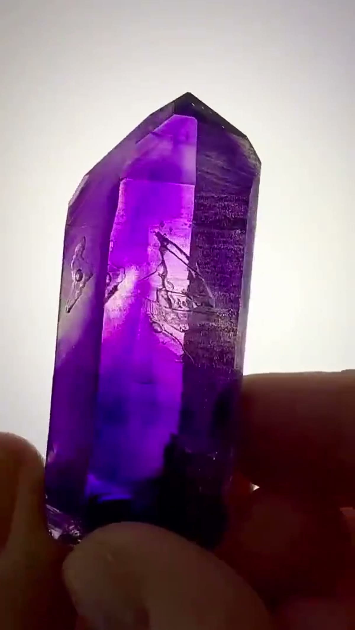 Amethyst Specimen from Goboboseb Mountains, Namibia, 32.68 g - view 2