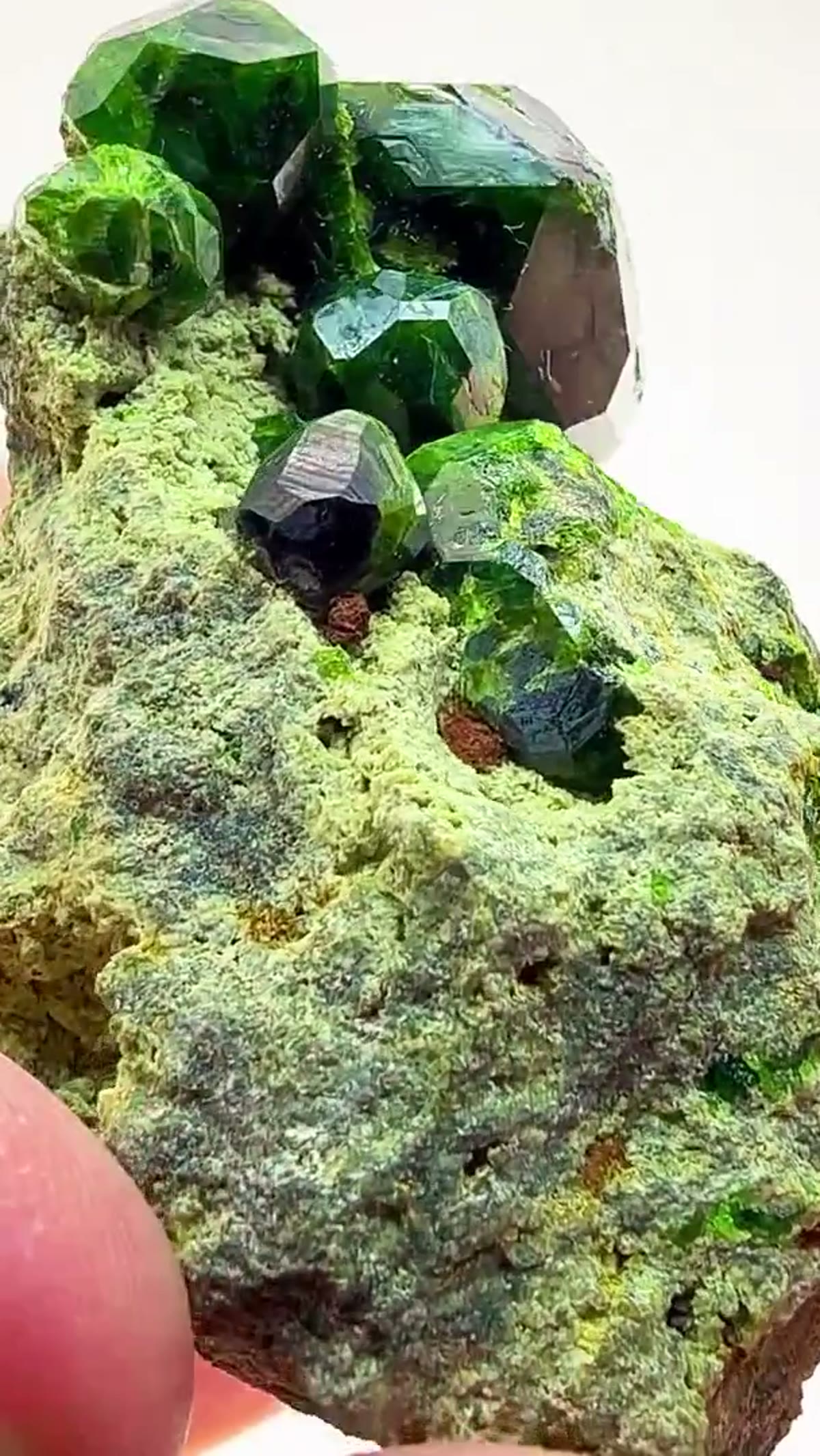 Garnet Specimen: Demantoid with Serious Presence - view 2