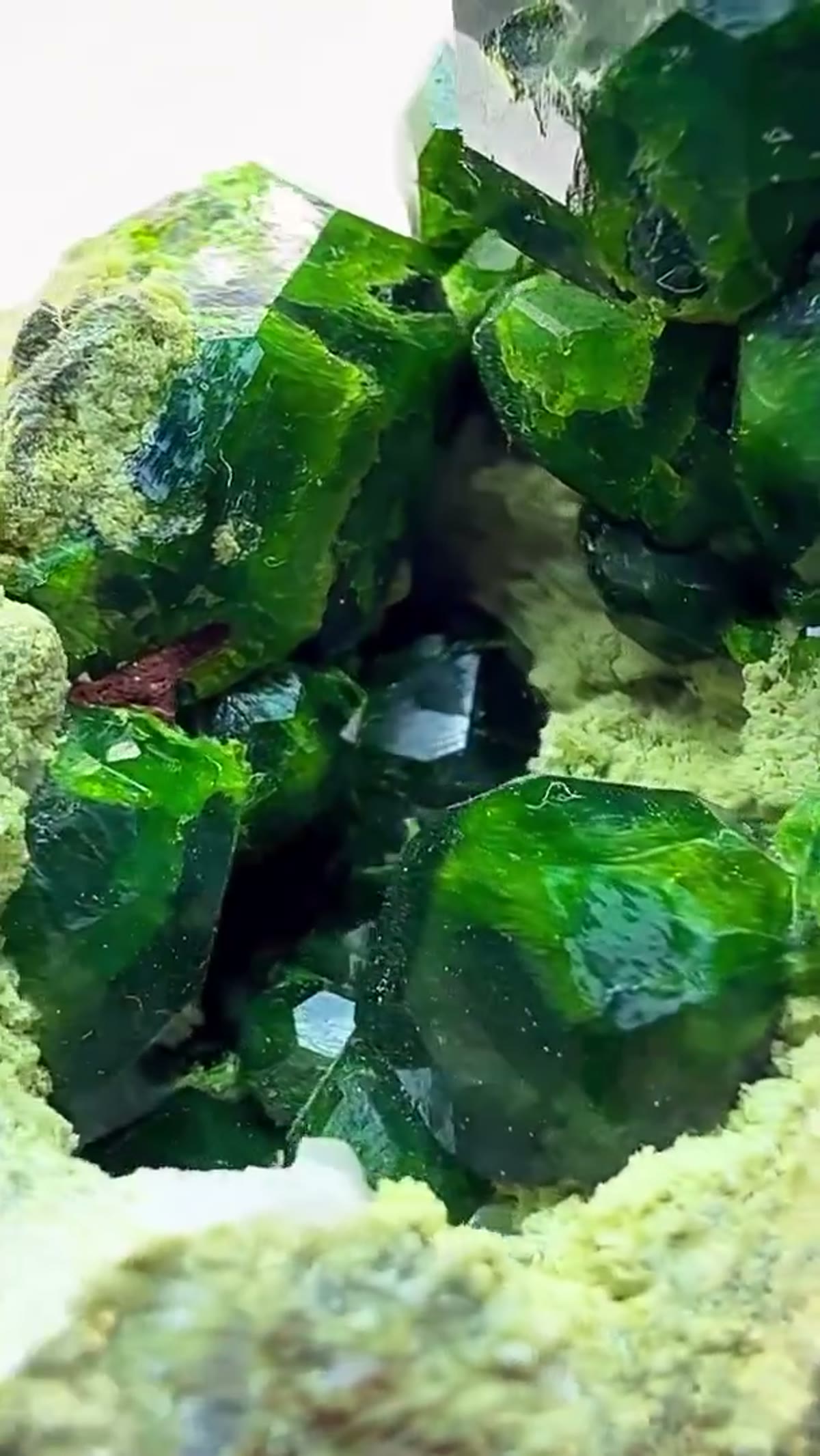 Garnet Specimen: Demantoid with Serious Presence - view 4